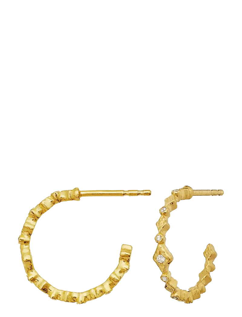 Maanesten - Arlette Earrings - hoops - gold - 2