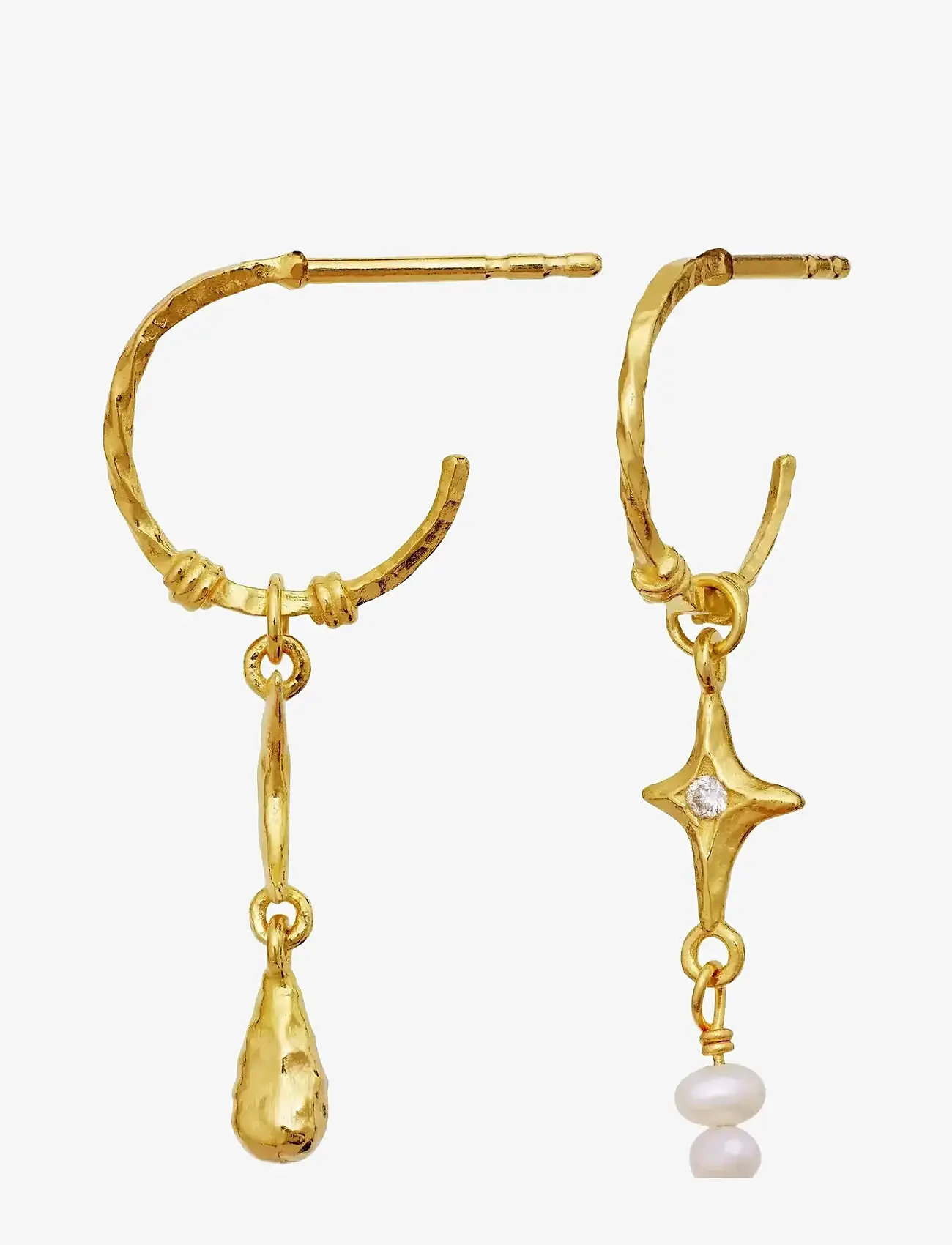 Maanesten - Tamina Earrings - pärlitega kõrvarõngad - gold - 2
