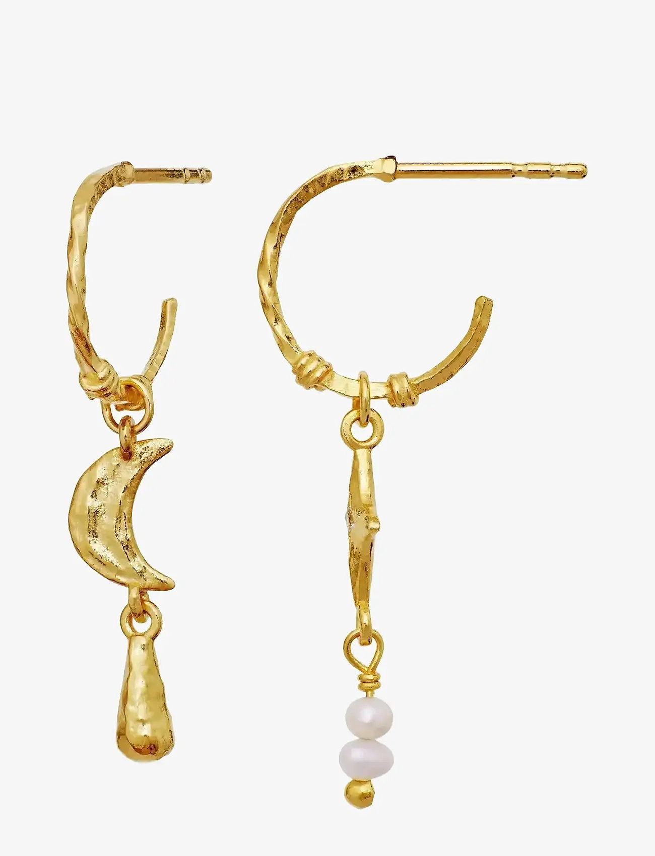 Maanesten - Tamina Earrings - pärlitega kõrvarõngad - gold - 3