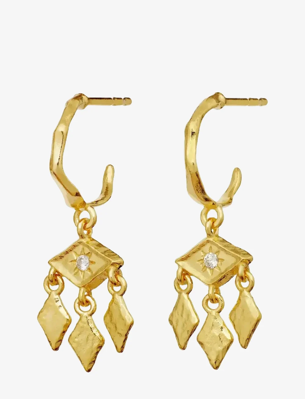 Maanesten - Edwina Earrings - ohrhänger - gold - 1