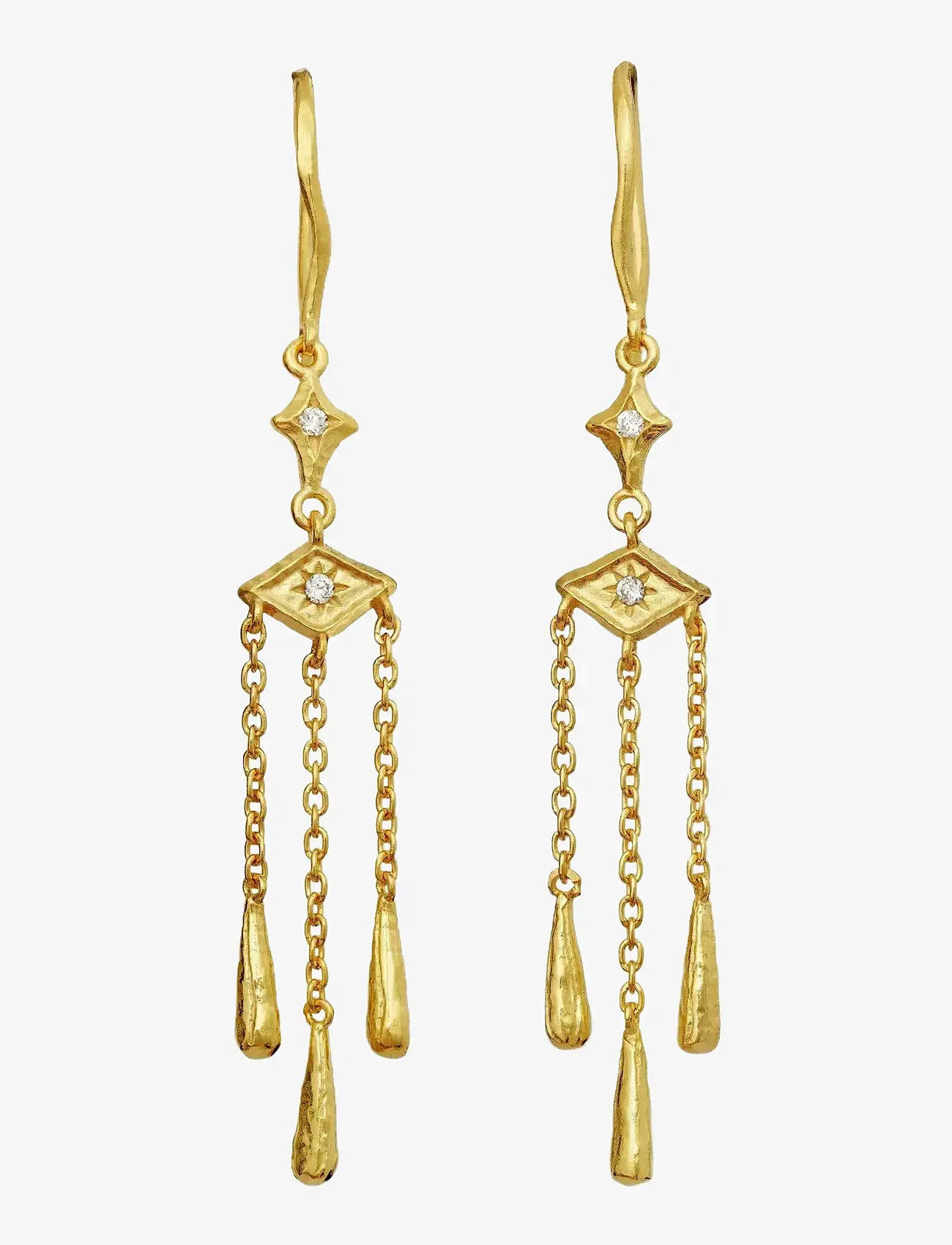 Maanesten - Trio Earrings - gold - 1
