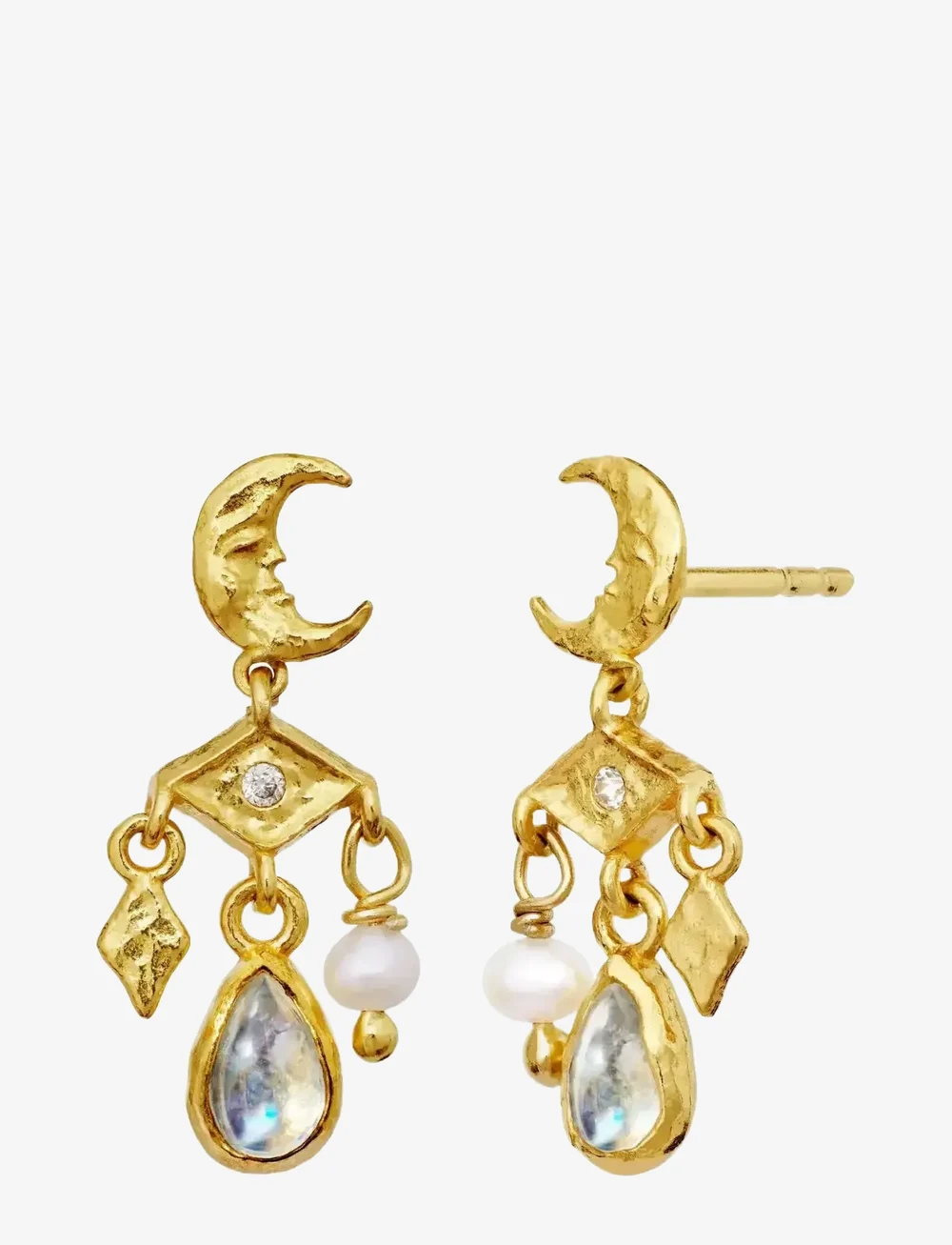 Maanesten - Colline Earrings - hängande örhängen - gold - 3