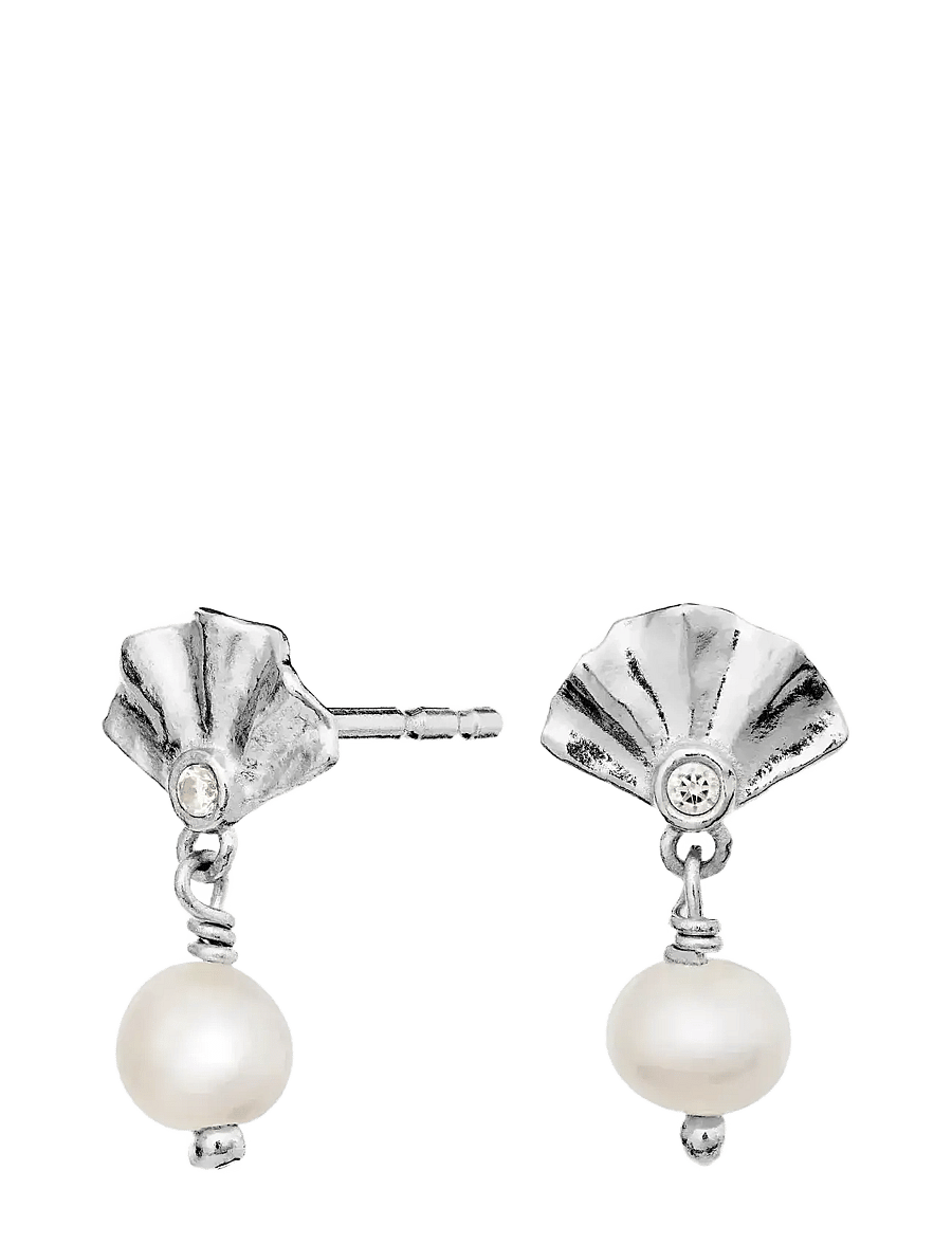 Maanesten - Odette Earrings - pärlörhängen - silver - 1