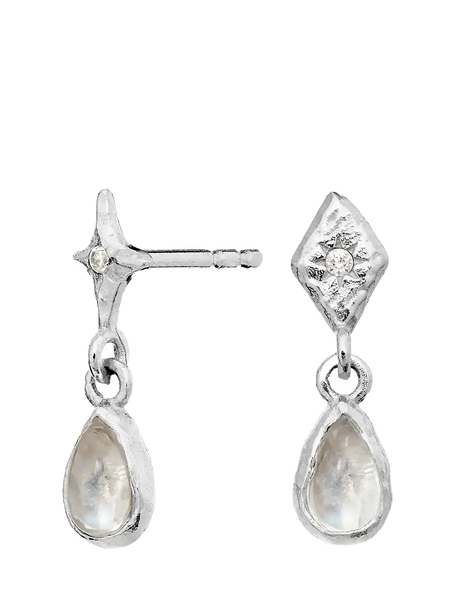 Maanesten - Poco Earrings - ohrhänger - silver - 1