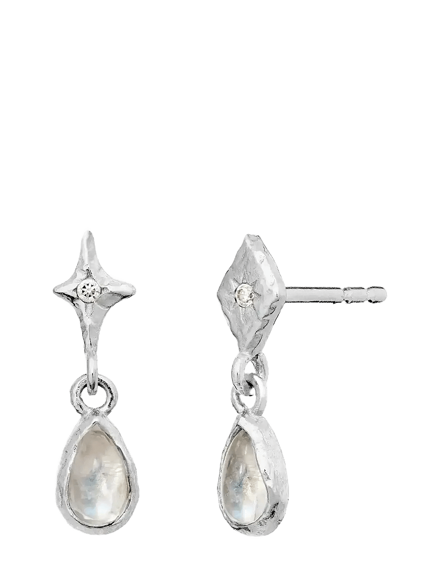 Maanesten - Poco Earrings - ohrhänger - silver - 2