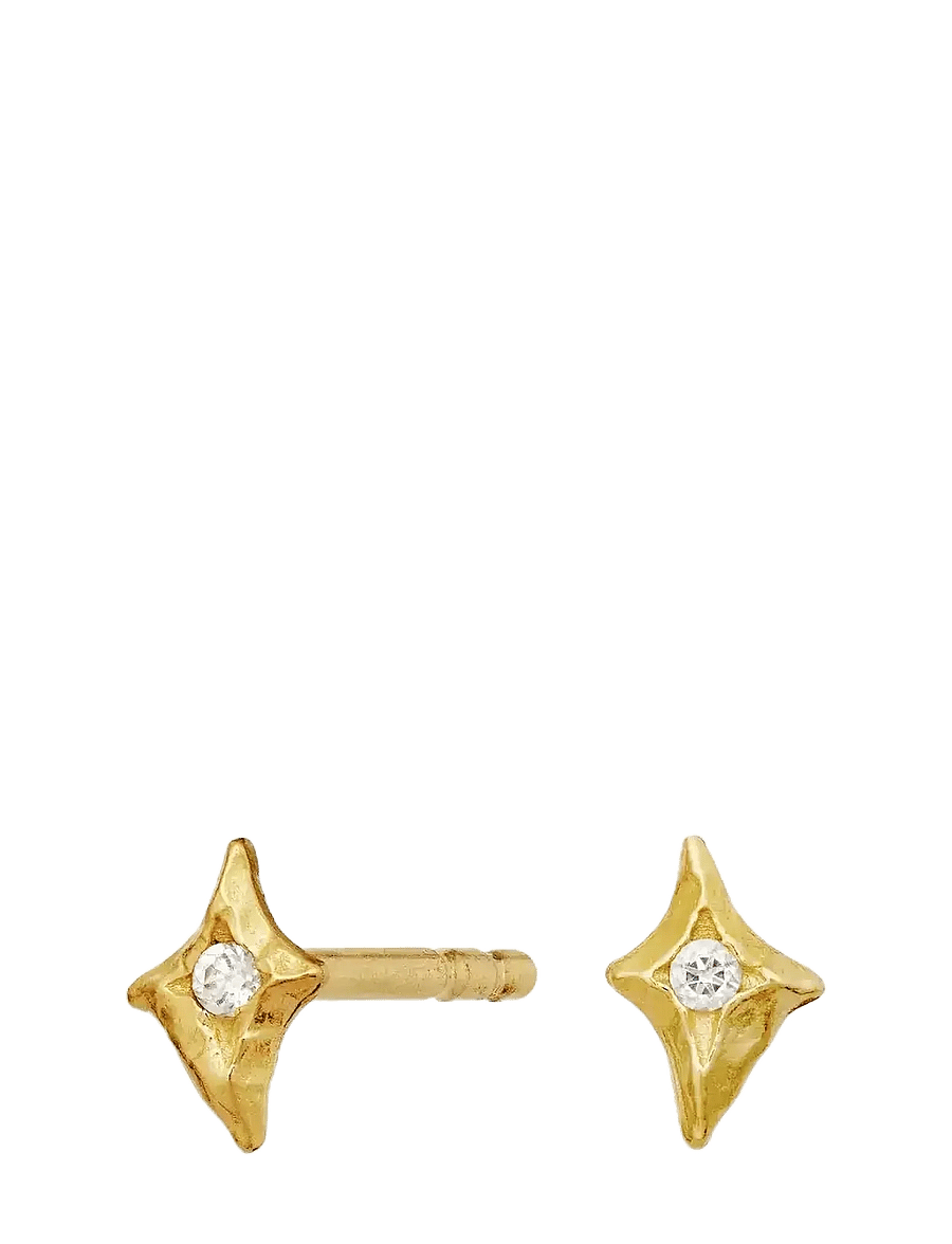 Maanesten - Sylfide Earrings - nappikorvakorut - gold - 2
