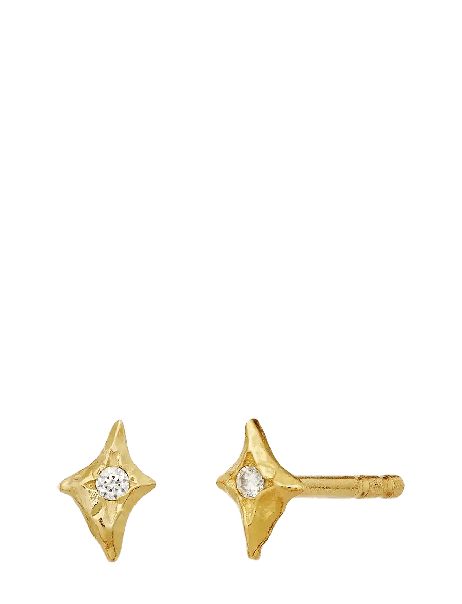 Maanesten - Sylfide Earrings - nappikorvakorut - gold - 3