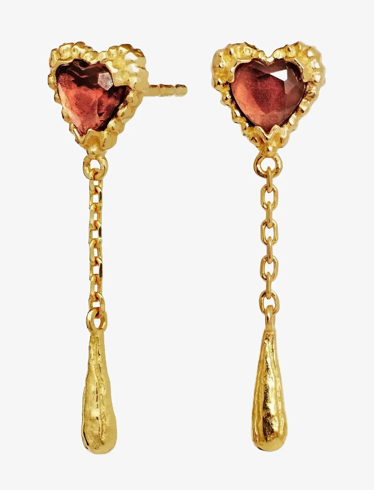 Maanesten - Lady Earrings - hängande örhängen - gold - 1