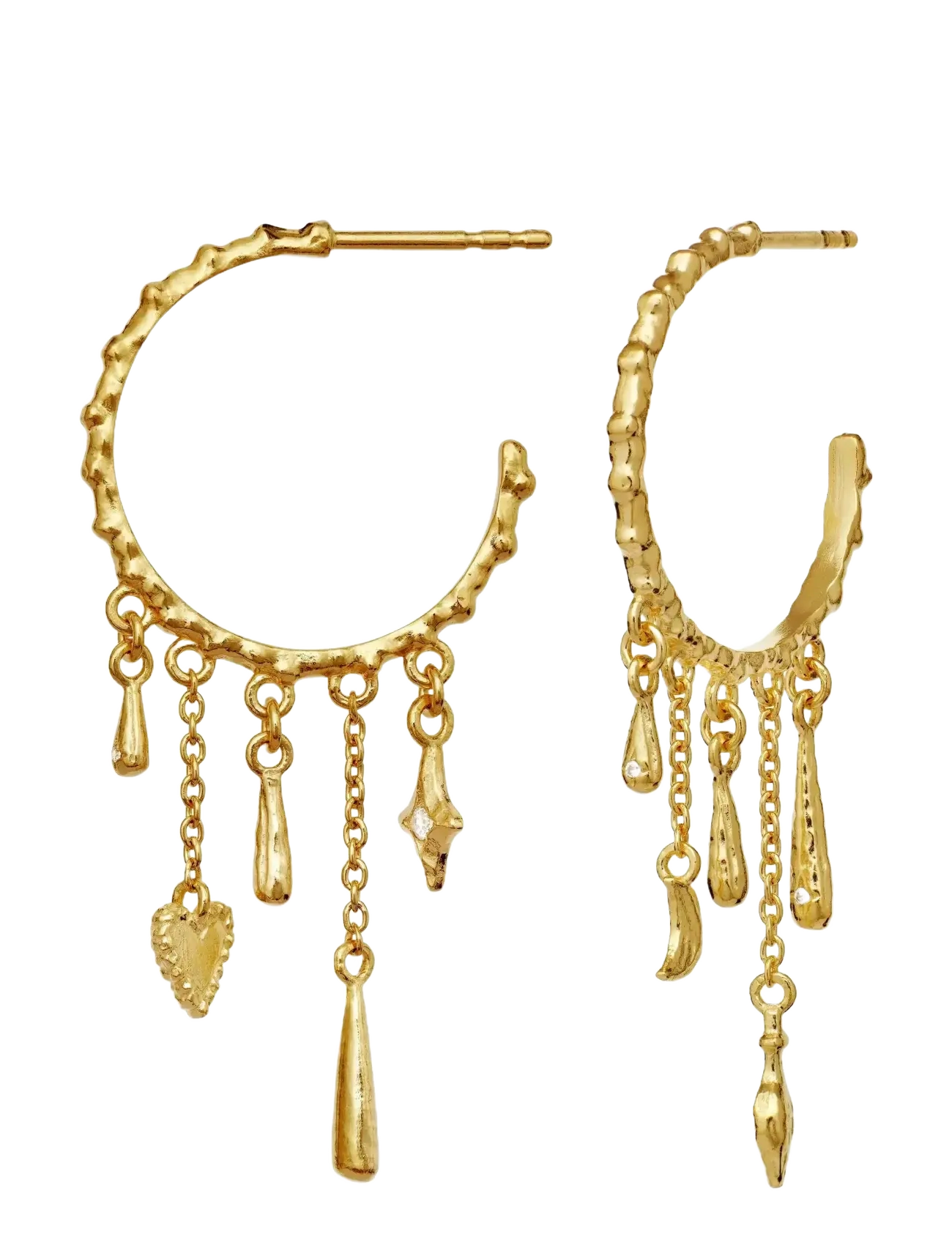 Maanesten - Verona Earrings - gold - 1