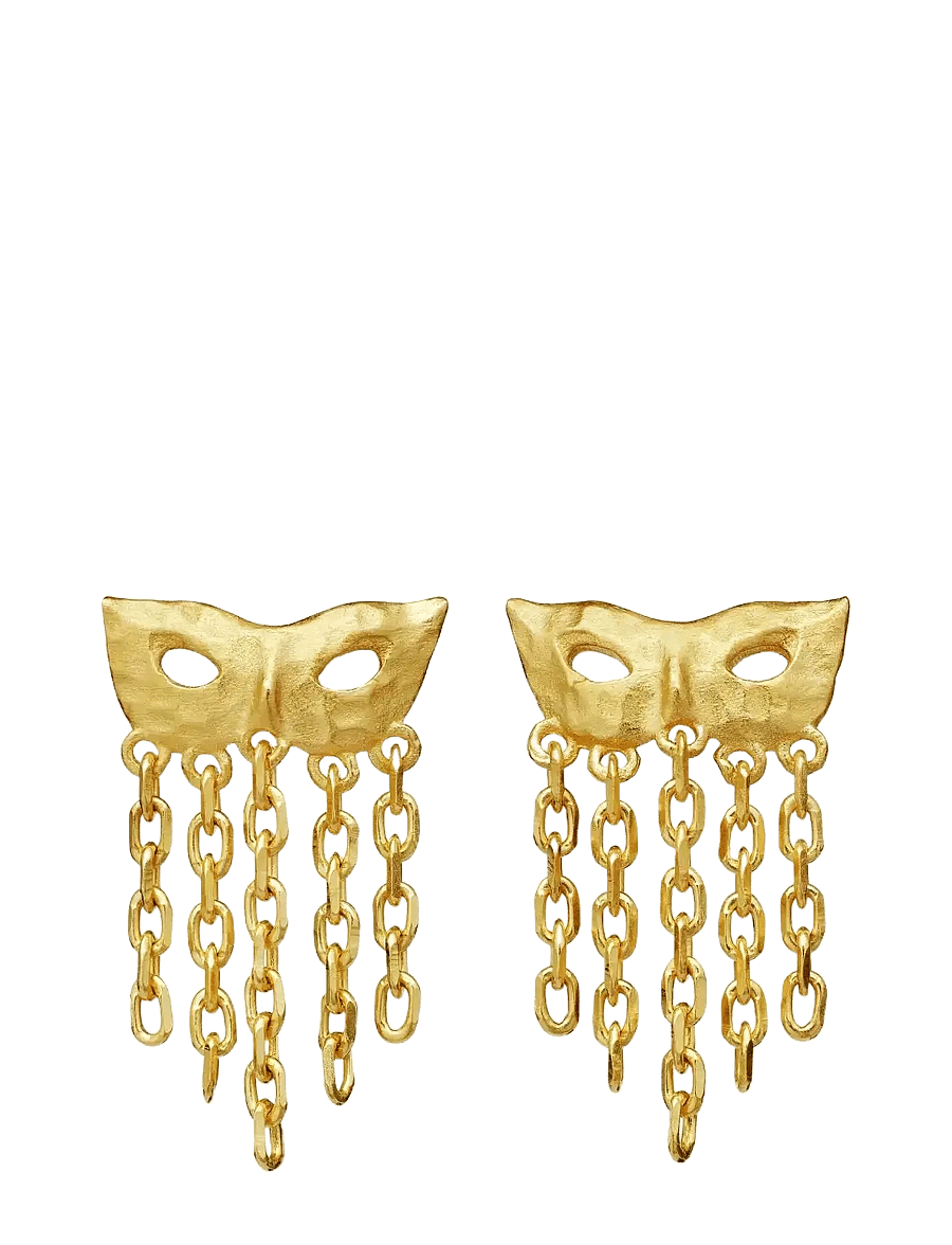 Maanesten - Celare Earrings - rippuvad kõrvarõngad - gold - 0