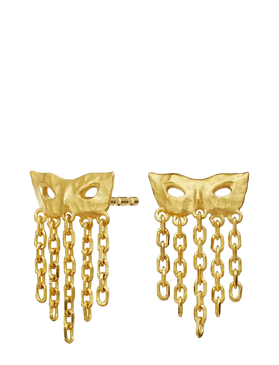 Maanesten - Celare Earrings - rippuvad kõrvarõngad - gold - 1