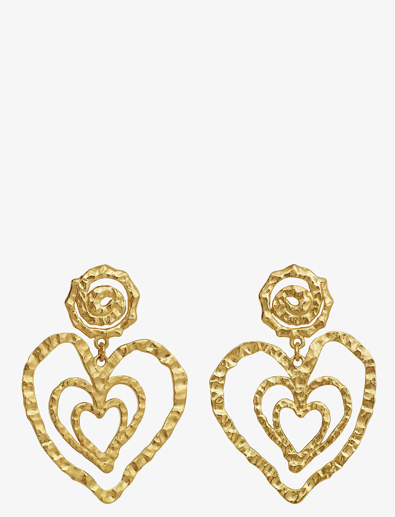 Maanesten - Beate Earrings - statement - gold - 0