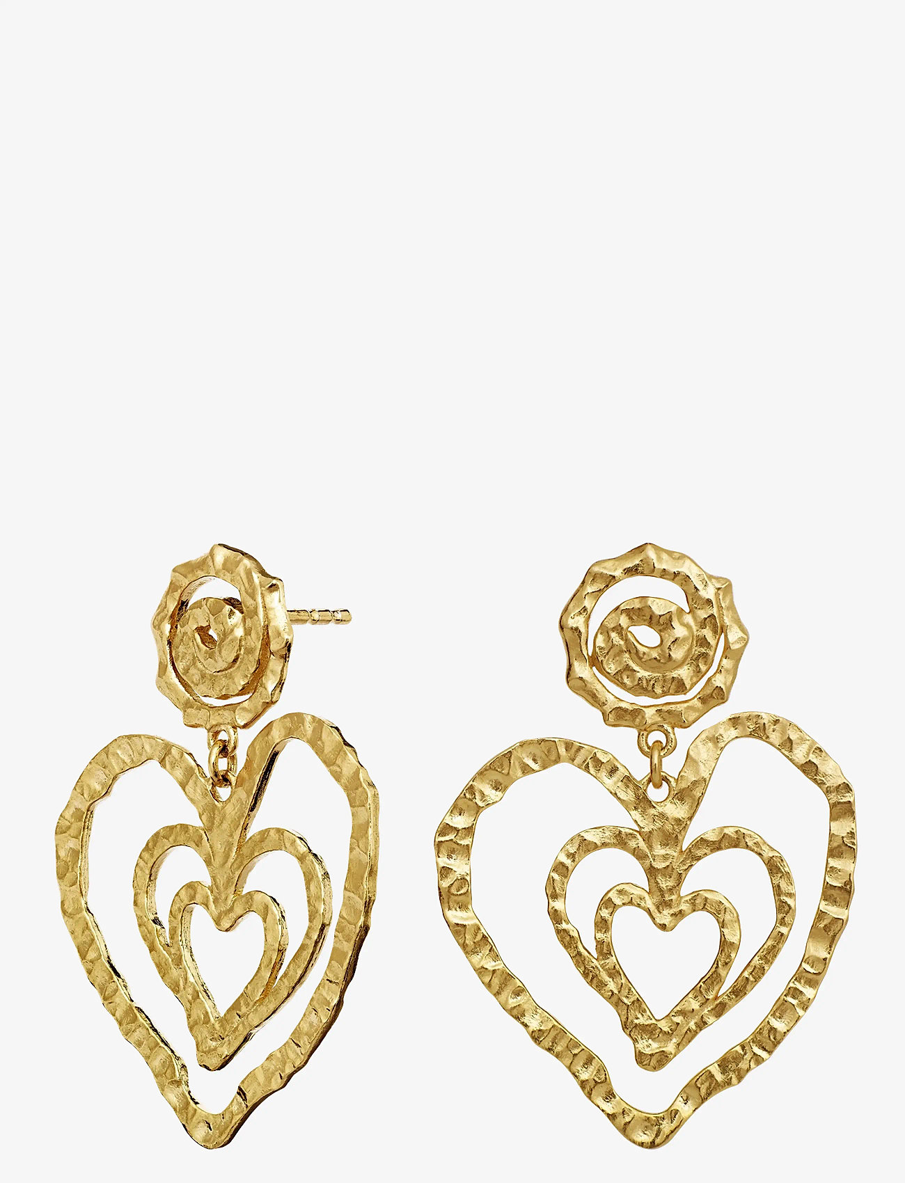 Maanesten - Beate Earrings - statement - gold - 1