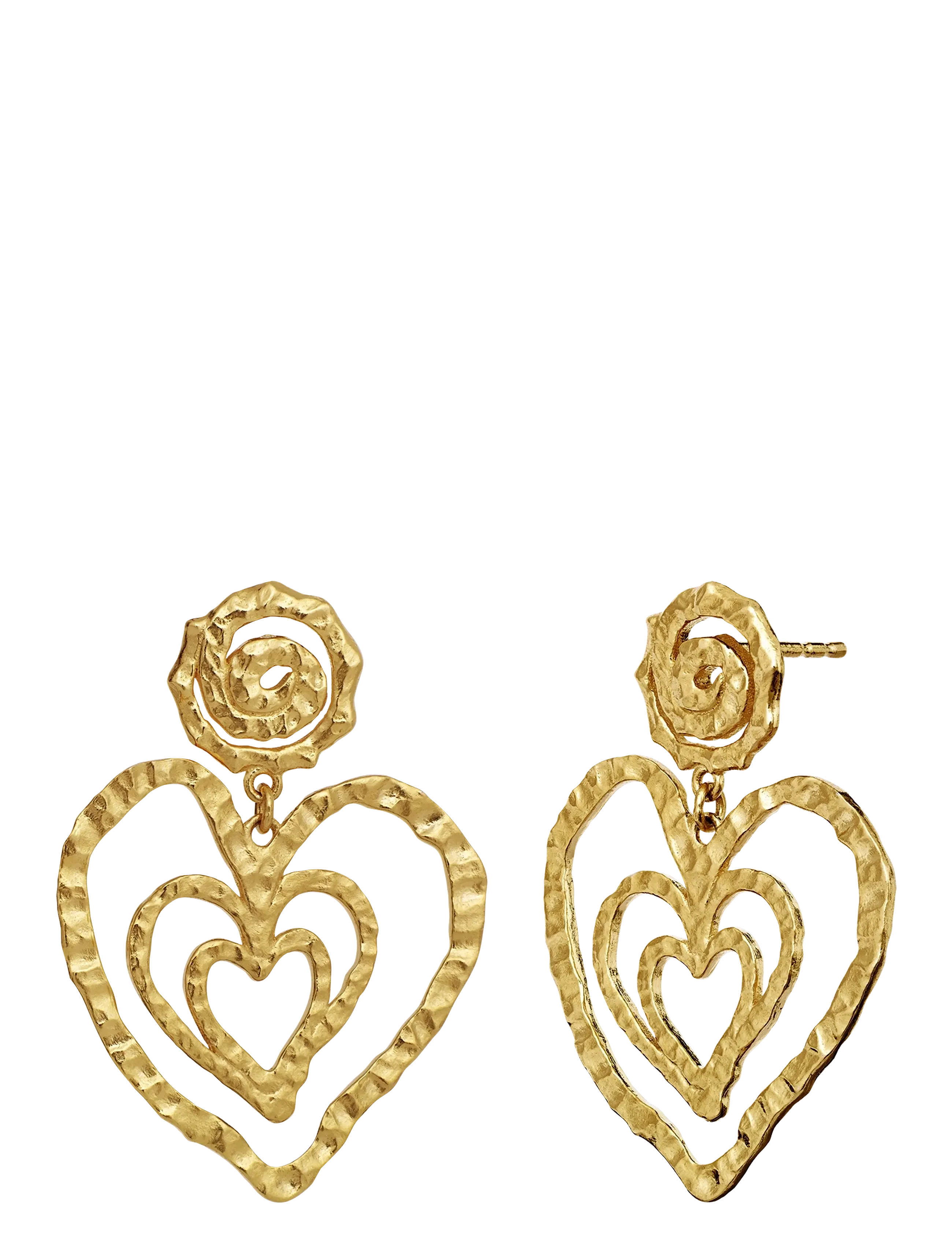 Maanesten - Beate Earrings - festtøj til outletpriser - gold - 2
