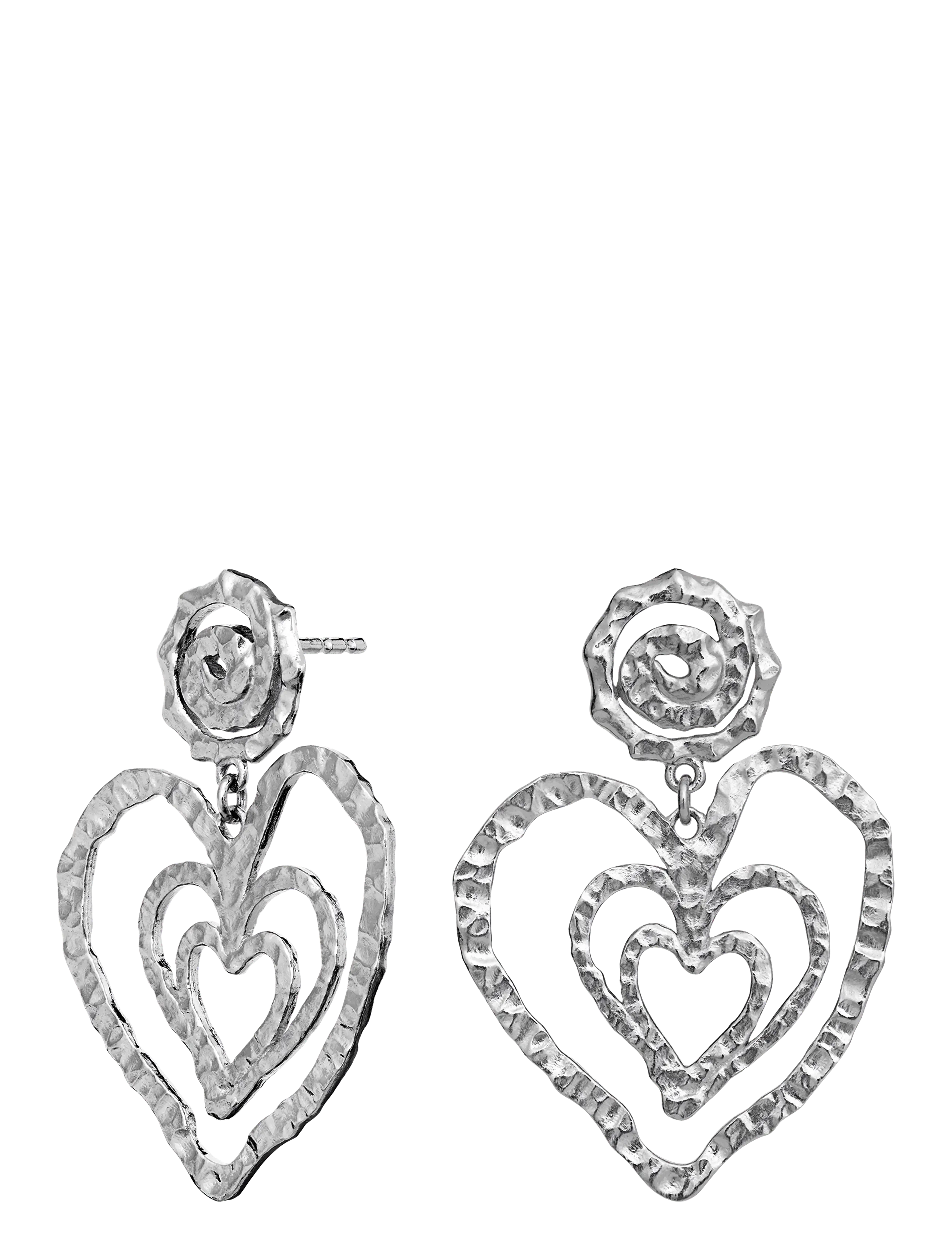 Maanesten - Beate Earrings - ohrhänger - silver - 1
