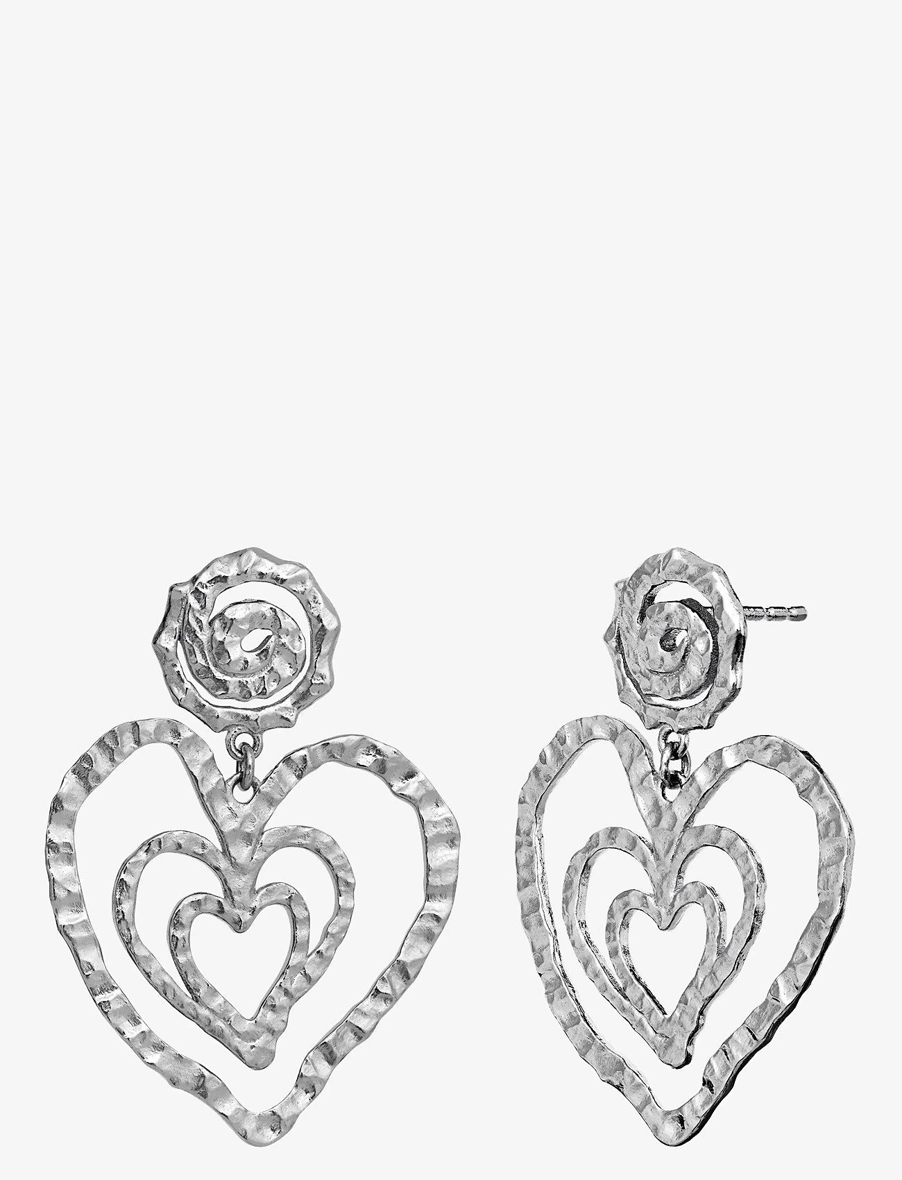 Maanesten - Beate Earrings - ohrhänger - silver - 2