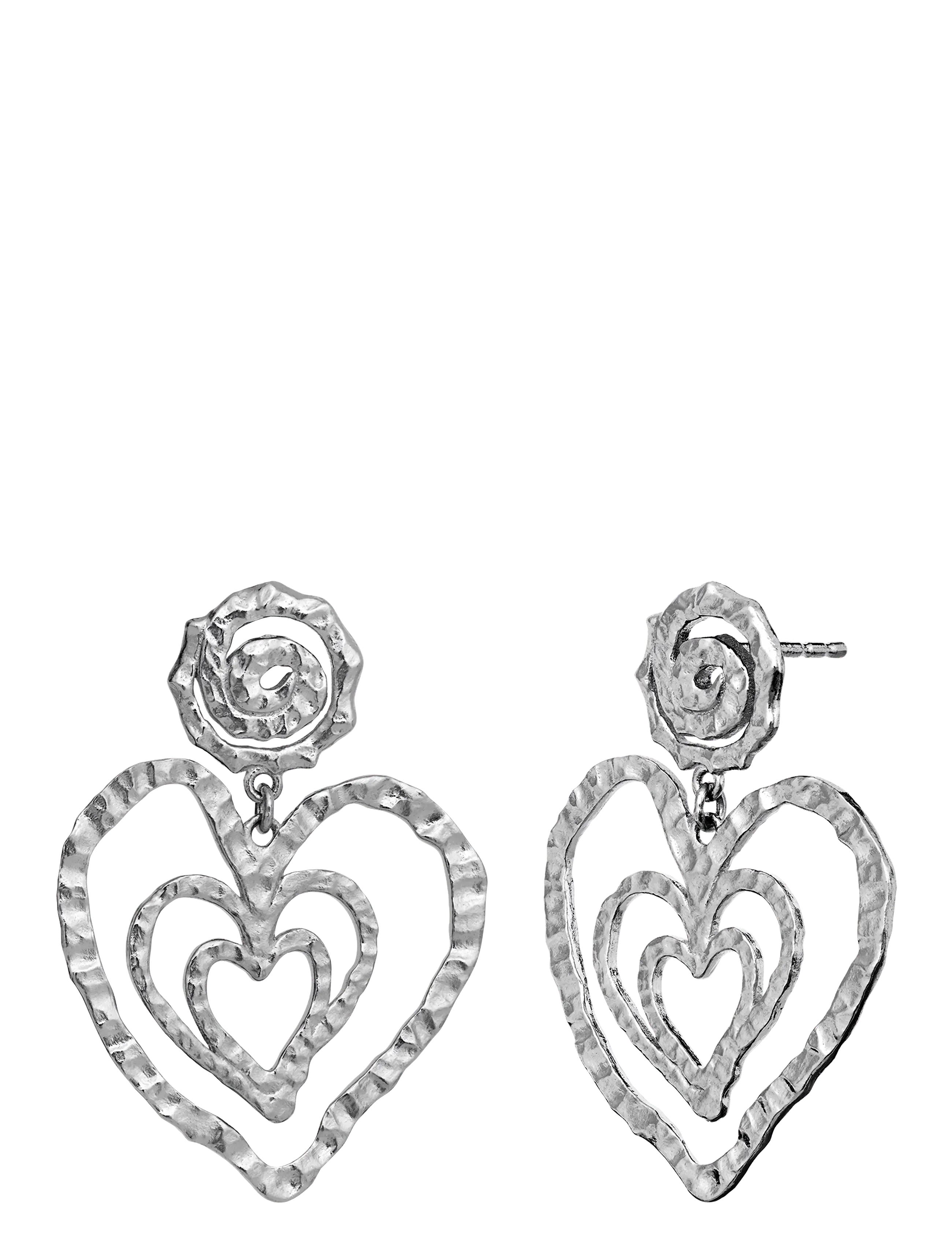 Maanesten - Beate Earrings - ohrhänger - silver - 2