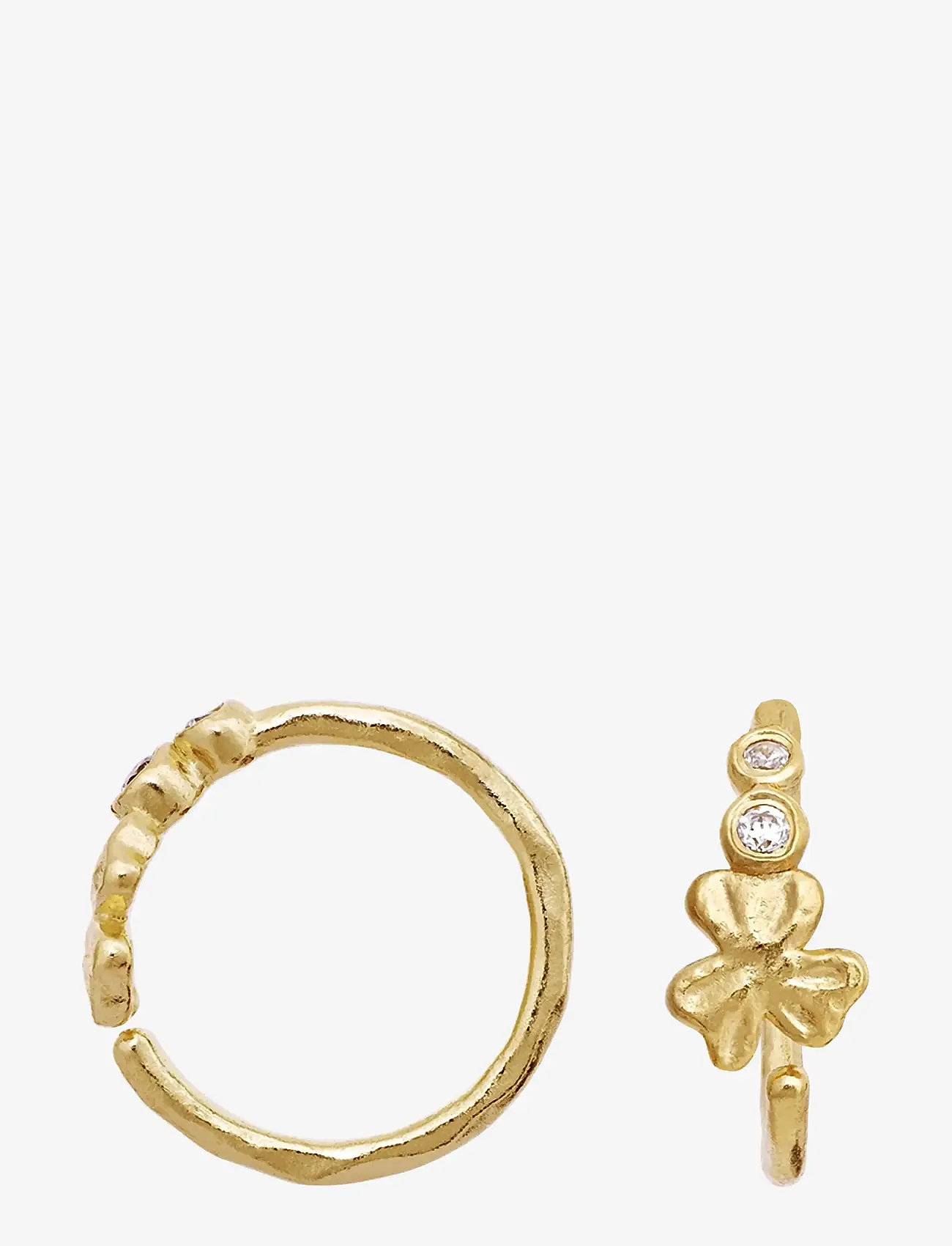 Maanesten - Edin Earrings - hoops - gold - 1