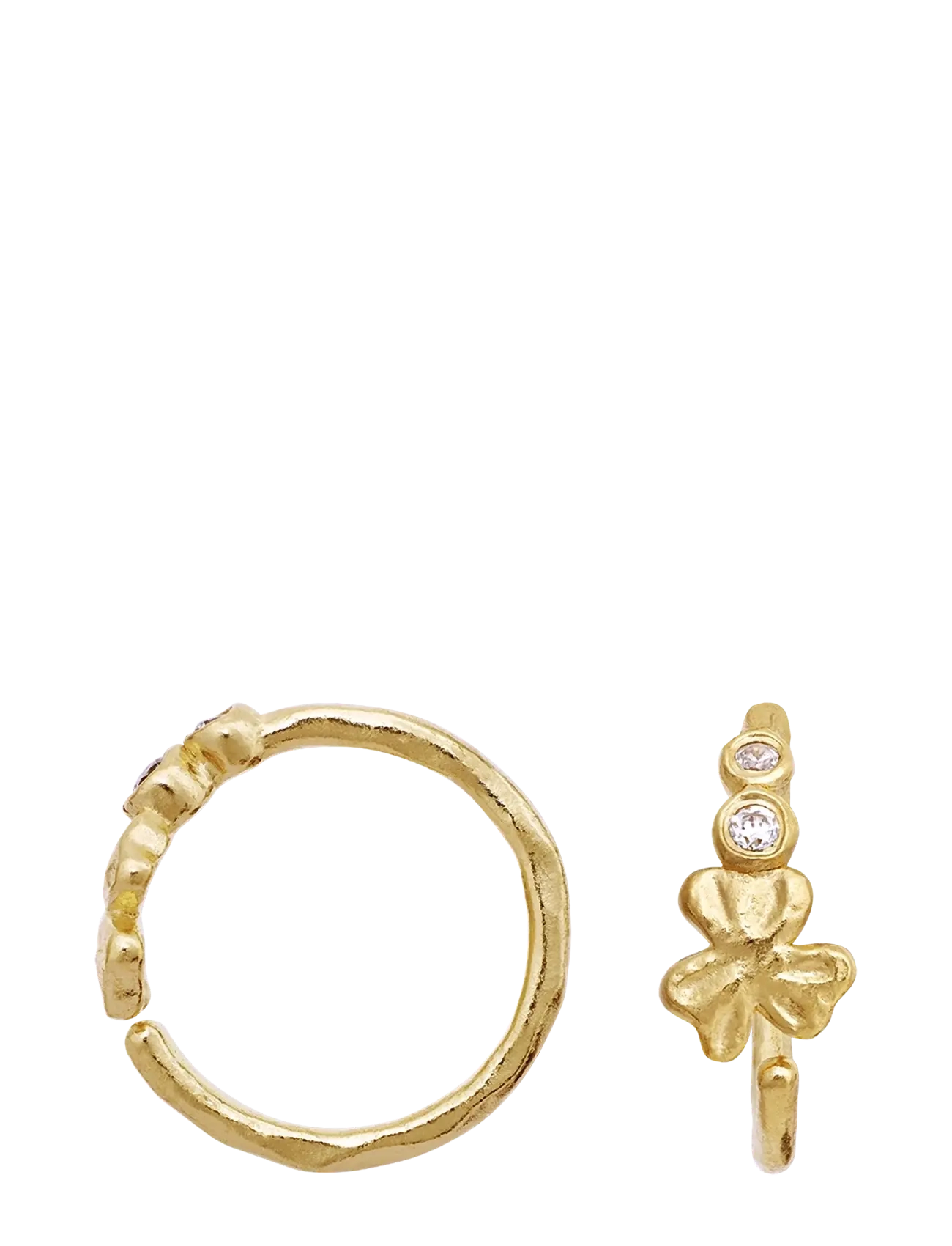 Maanesten - Edin Earrings - hoops - gold - 1