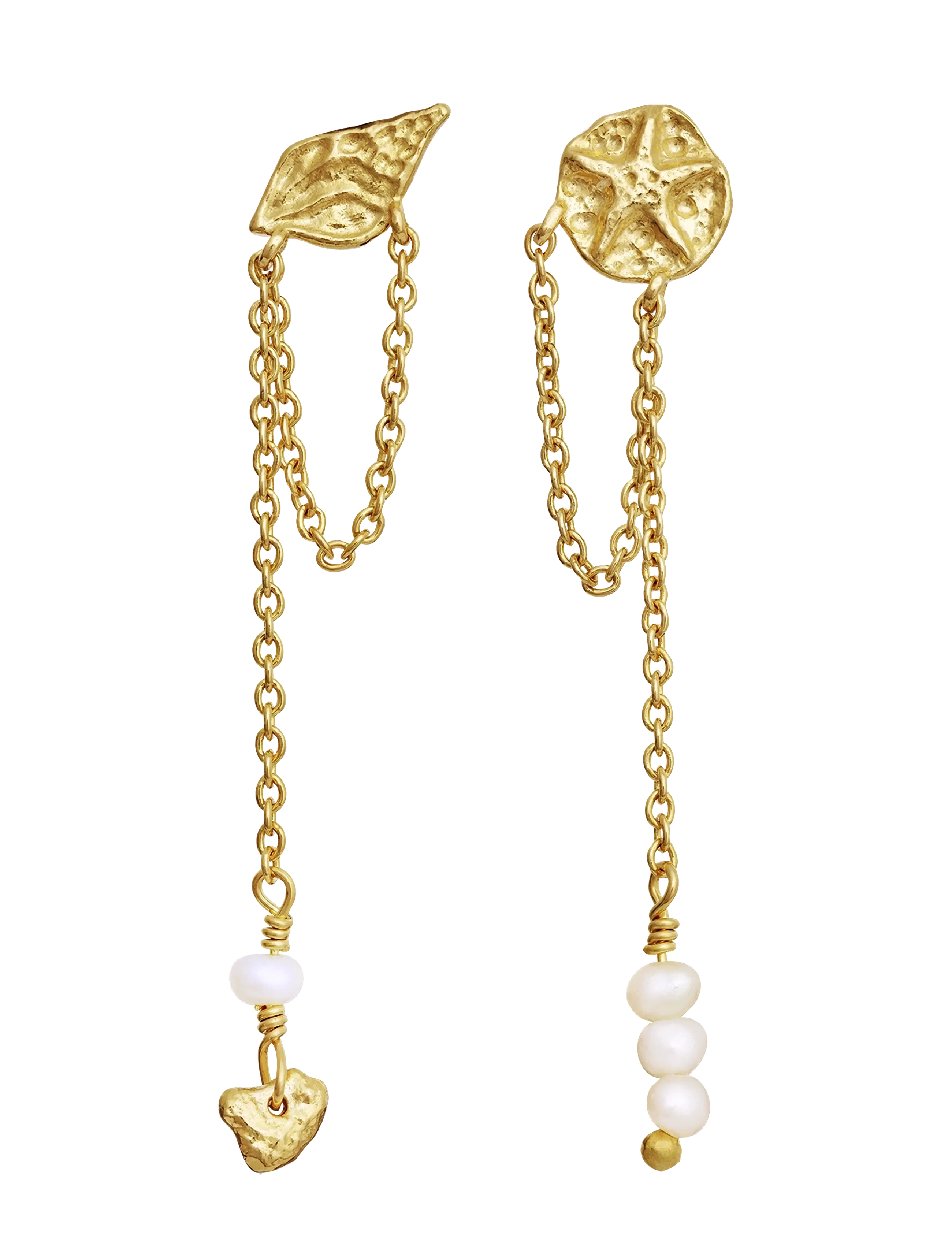 Maanesten Elo Earrings - Ohrhänger - GOLD / gold