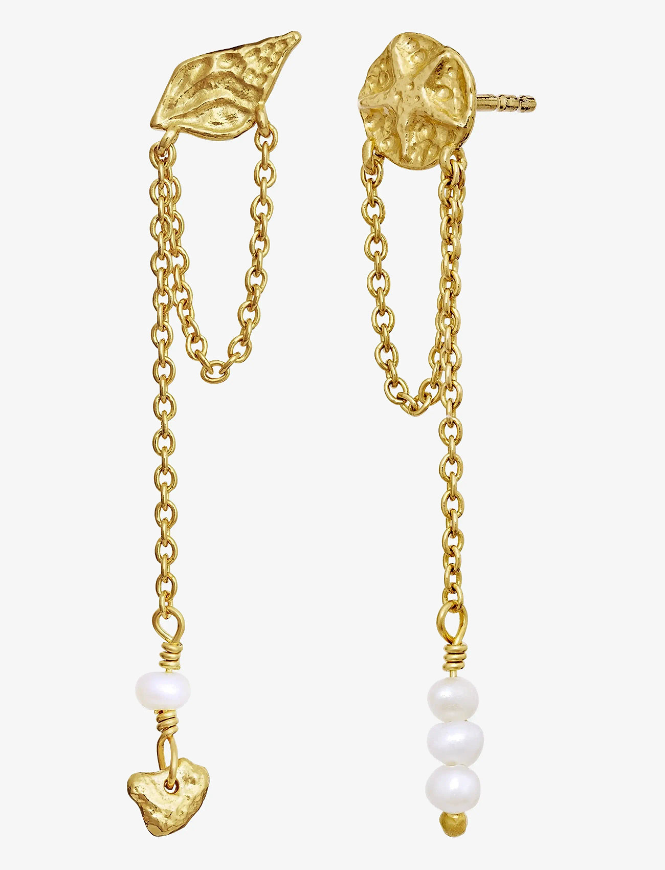 Maanesten - Elo Earrings - perlų auskarai - gold - 2
