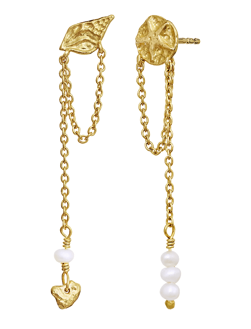 Maanesten - Elo Earrings - perlų auskarai - gold - 2