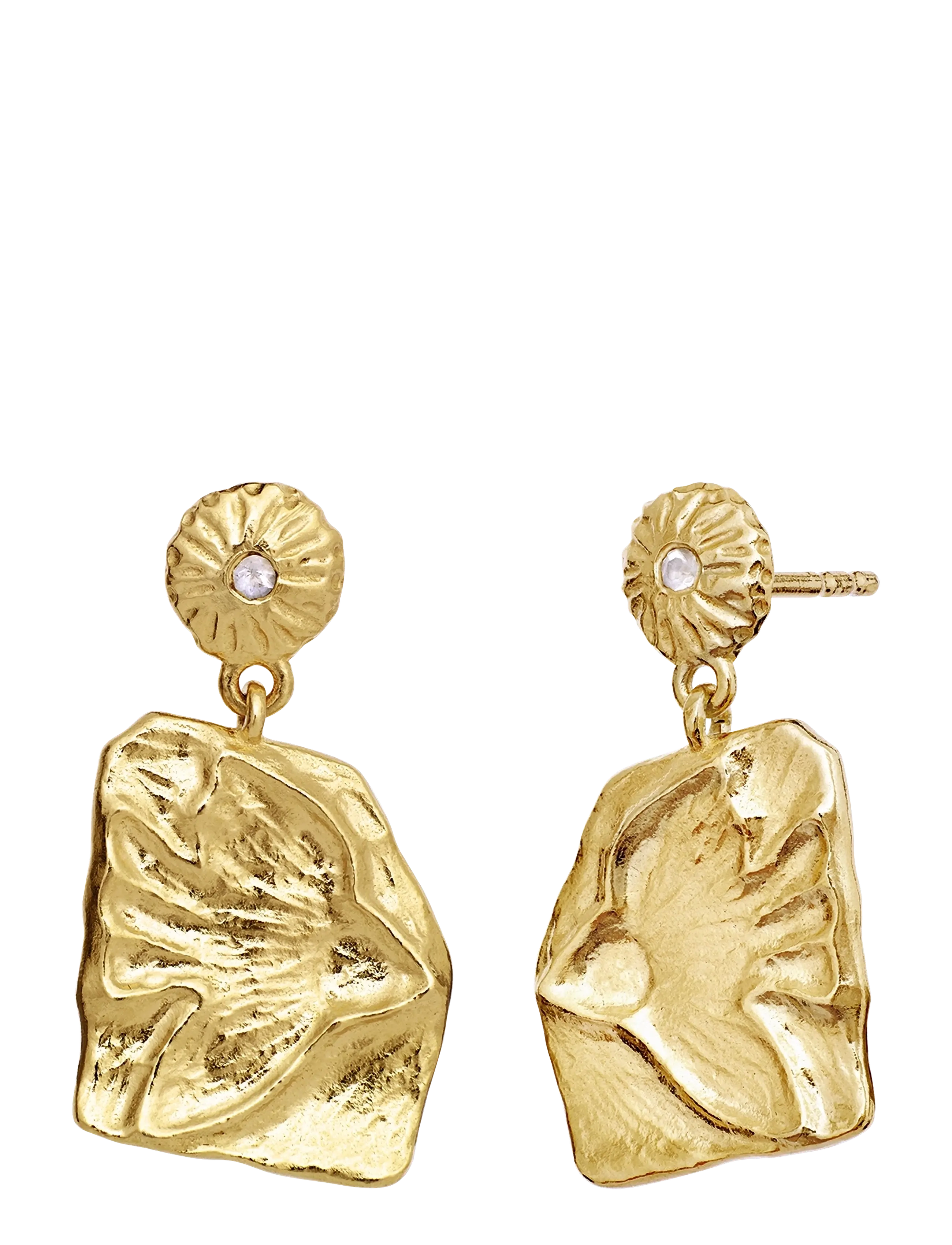 Maanesten - Erinna Earrings - wiszące kolczyki - gold - 2