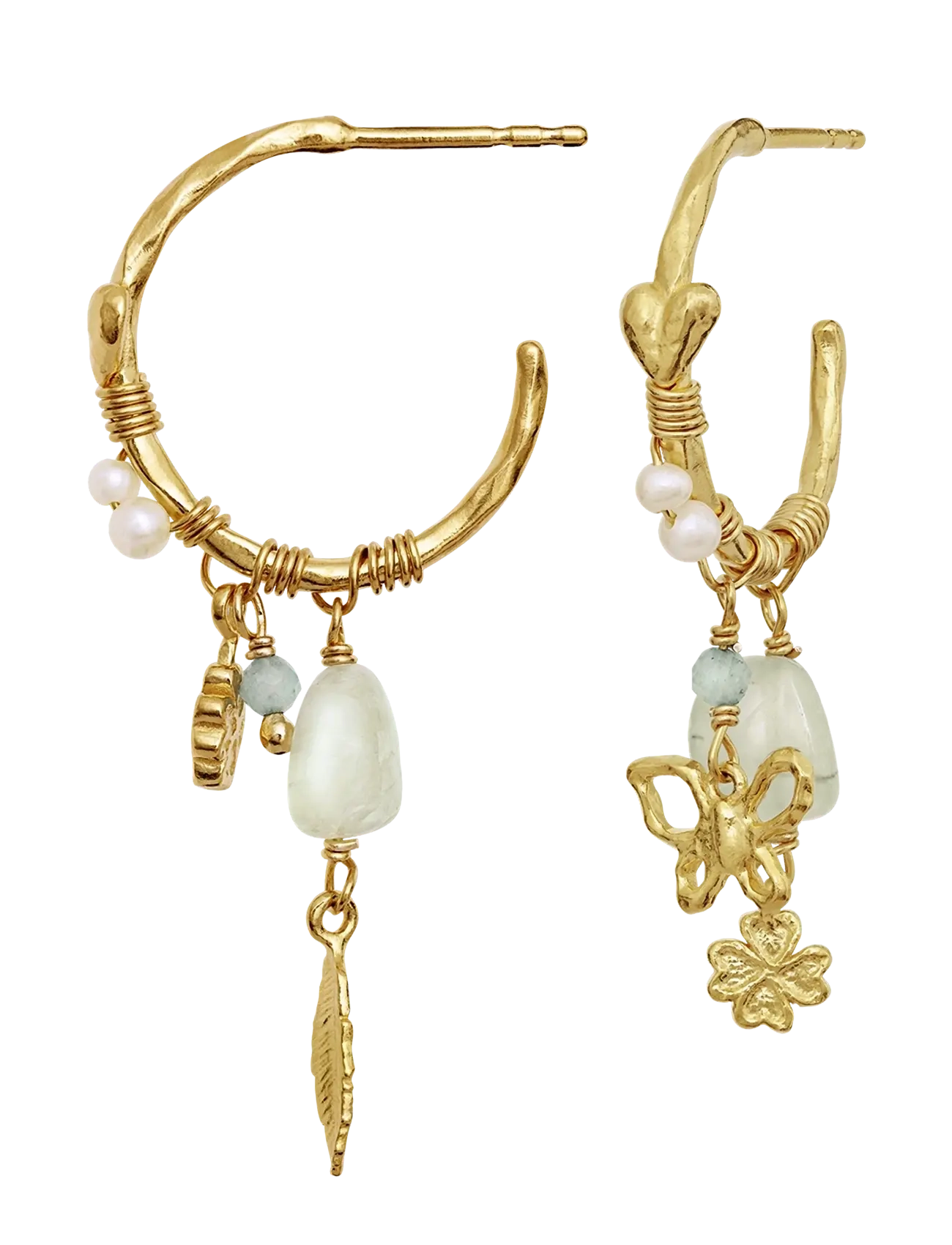 Maanesten - Arden Earrings - gold - 1