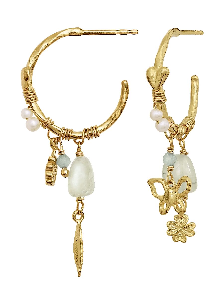 Maanesten - Arden Earrings - perlenohrringe - gold - 1