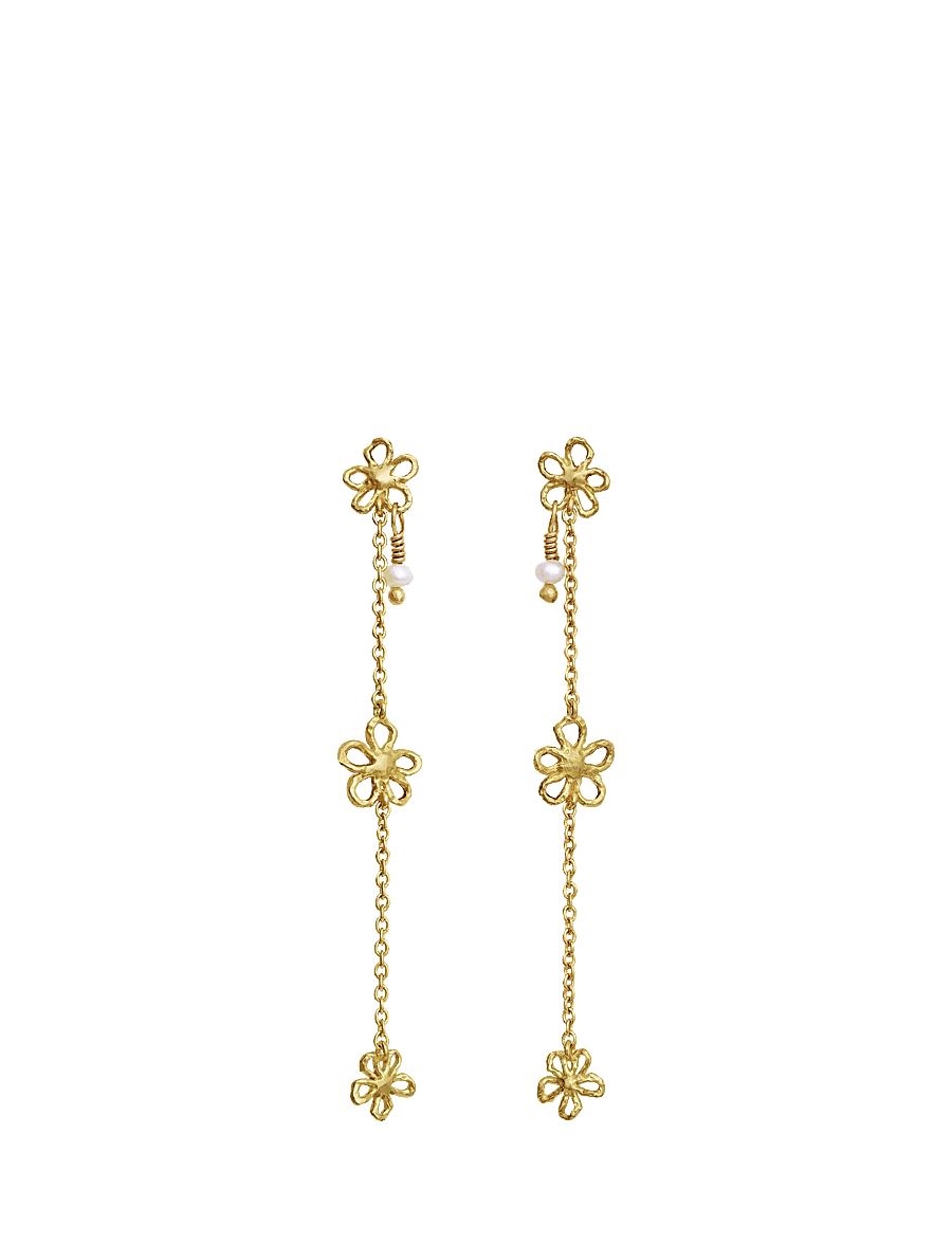 Maanesten - Felixa Earrings - pärlitega kõrvarõngad - gold - 0