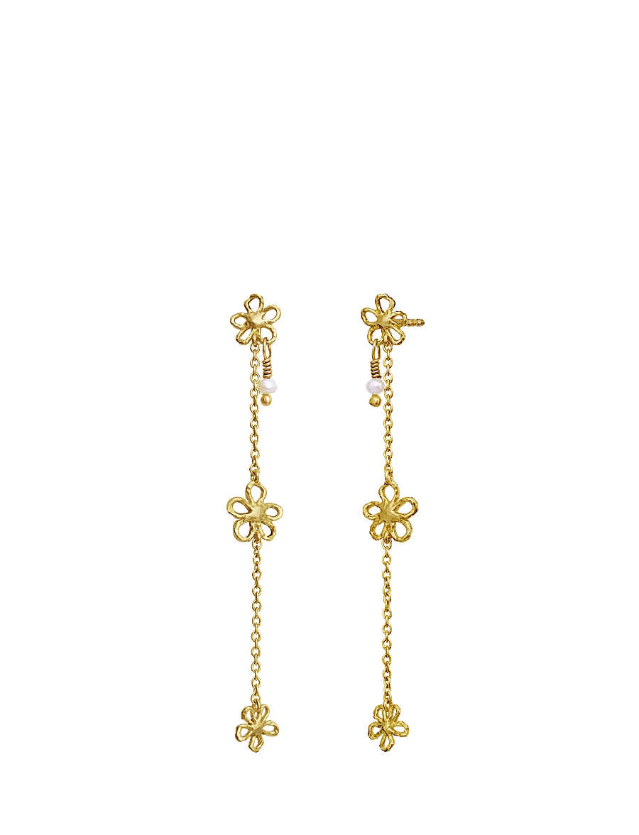 Maanesten - Felixa Earrings - pärlitega kõrvarõngad - gold - 2