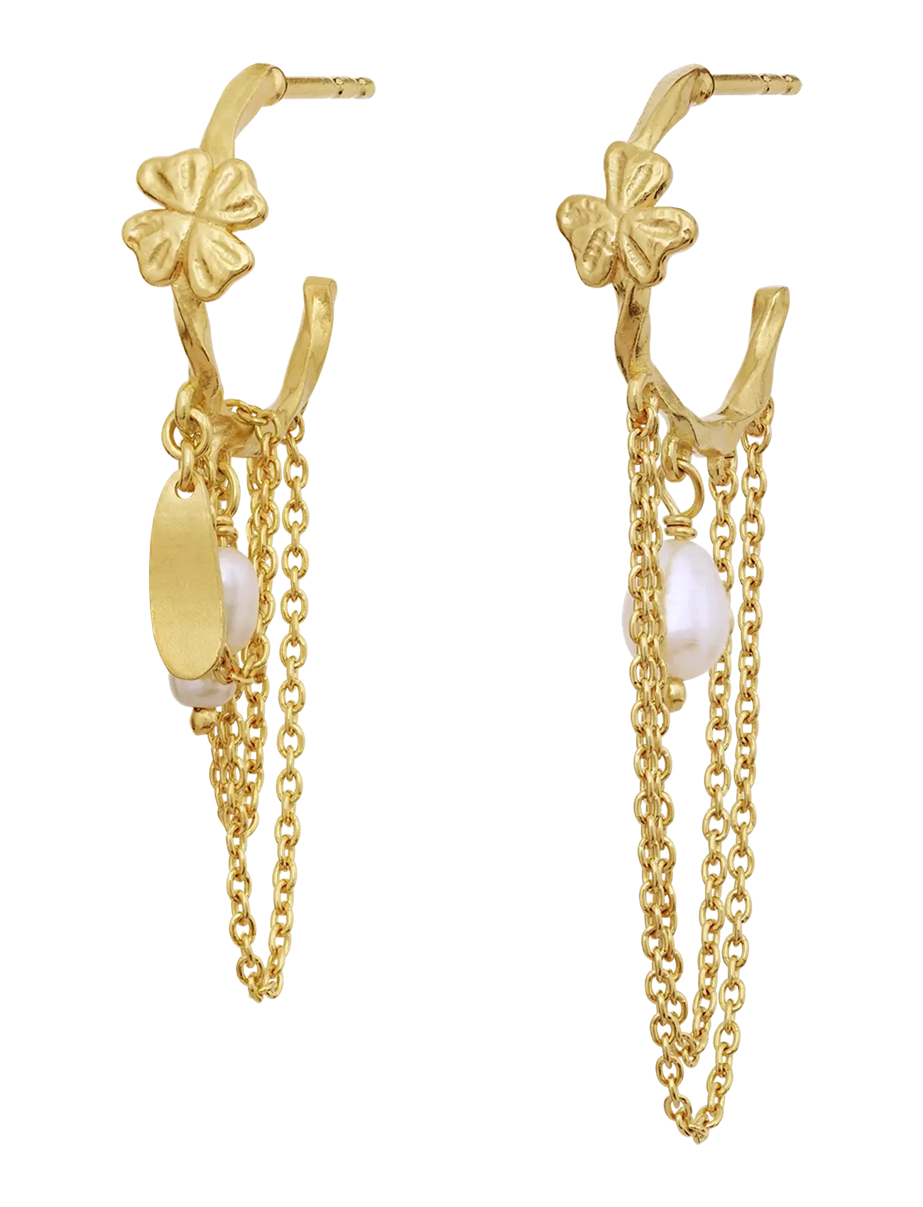 Maanesten - Inara Earrings - kolczyki z pereł - gold - 1