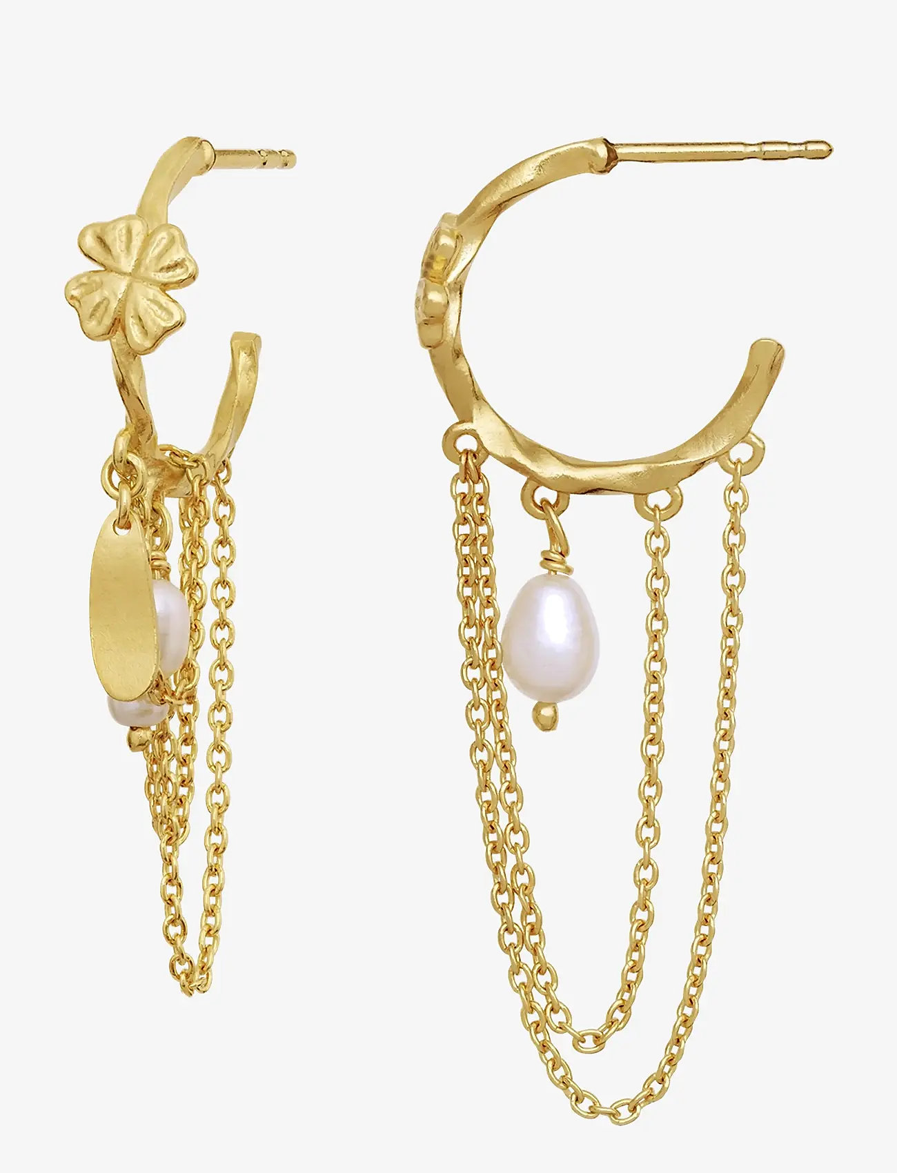 Maanesten - Inara Earrings - perlenohrringe - gold - 2