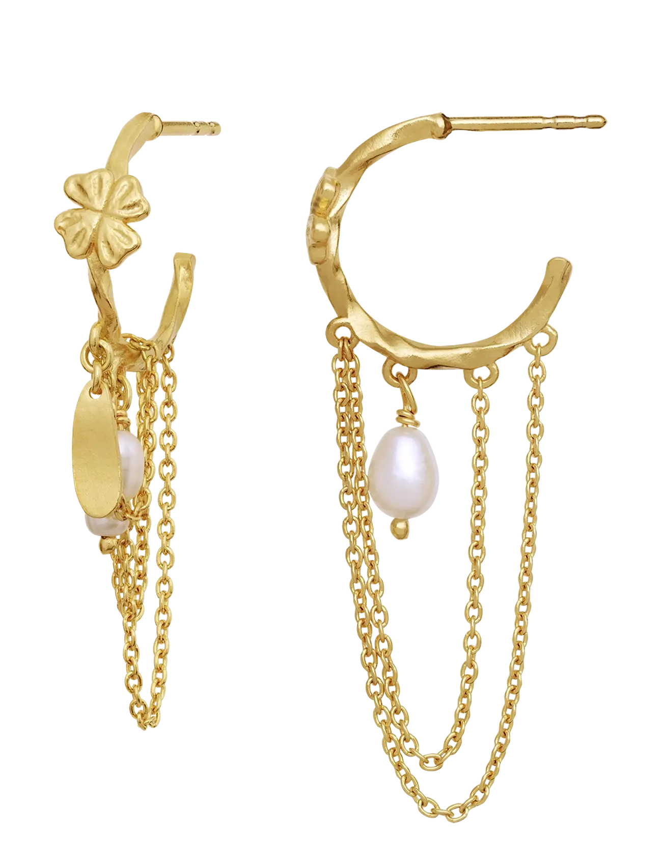 Maanesten - Inara Earrings - kolczyki z pereł - gold - 2