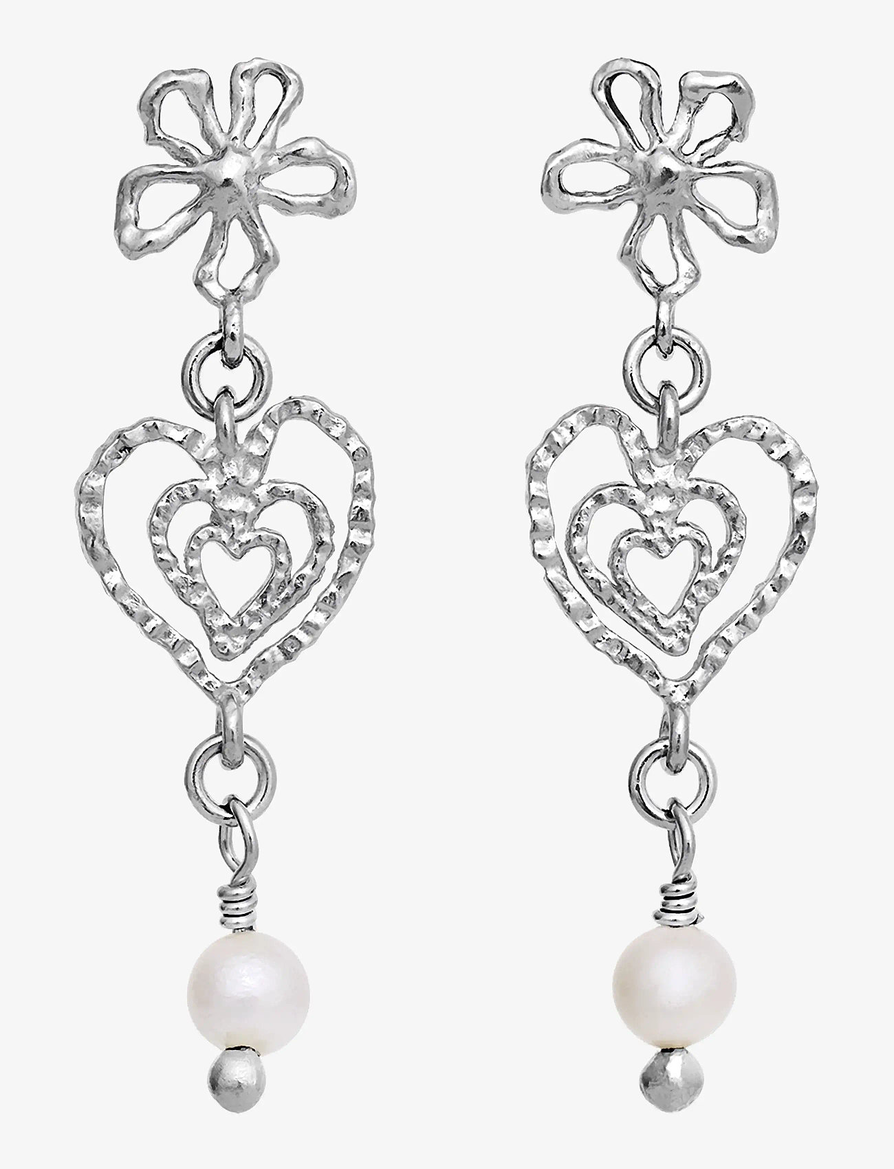 Maanesten - Izabel Earrings - kolczyki z pereł - silver - 0