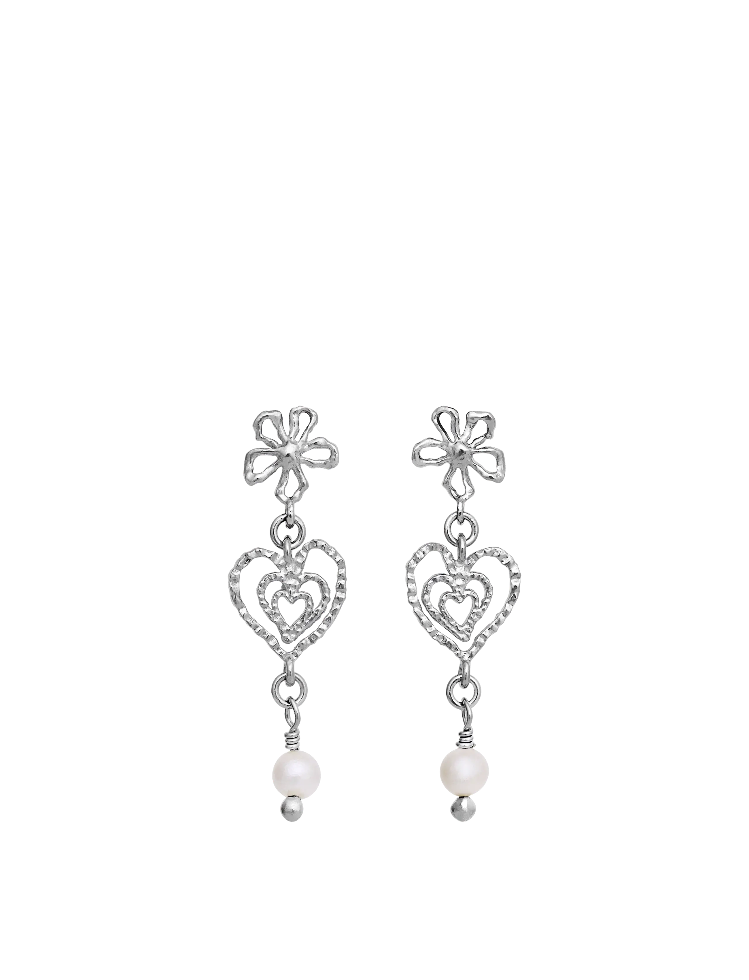 Maanesten Izabel Earrings - Nyheder - SILVER / silver