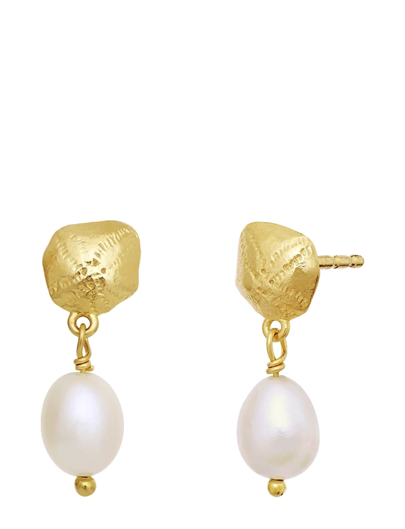 Maanesten - Kioku Earrings - pärlitega kõrvarõngad - gold - 2