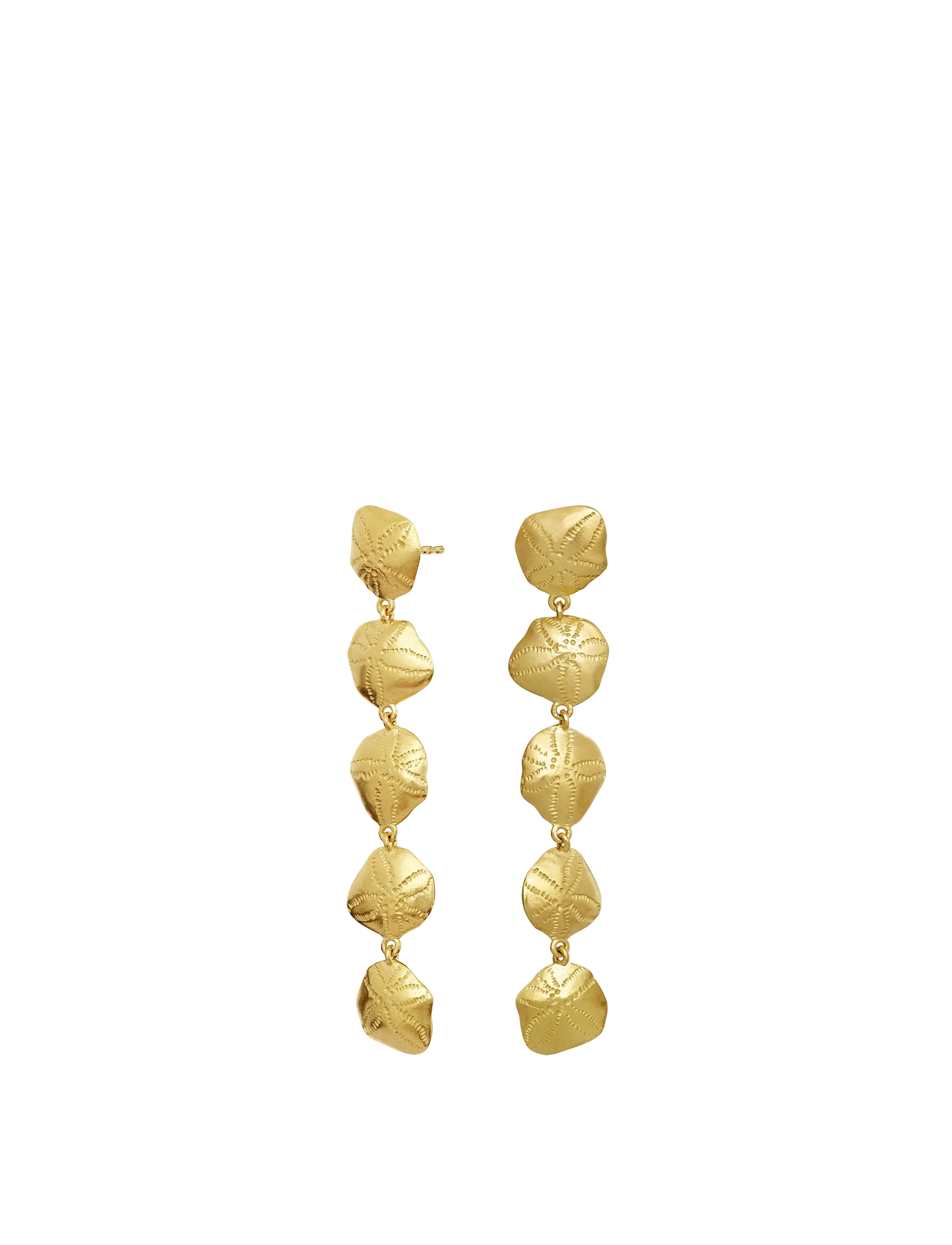 Maanesten - Kishi Earrings - pendant earrings - gold - 1