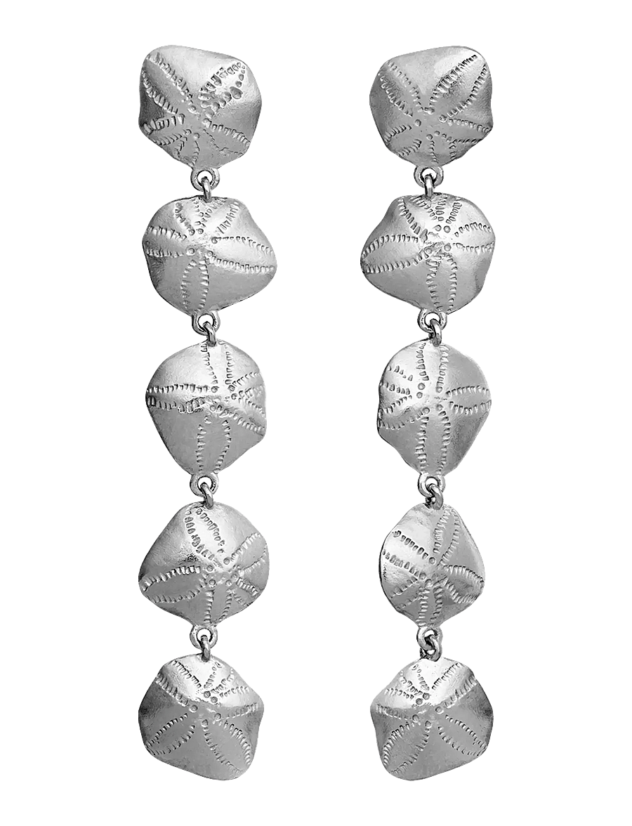 Maanesten - Kishi Earrings - oorhangers - silver - 0