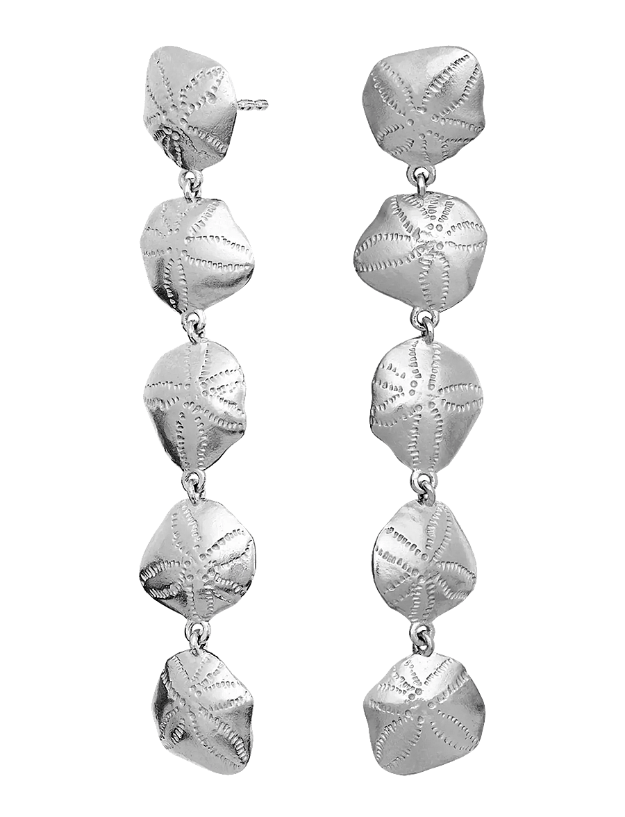 Maanesten - Kishi Earrings - oorhangers - silver - 1