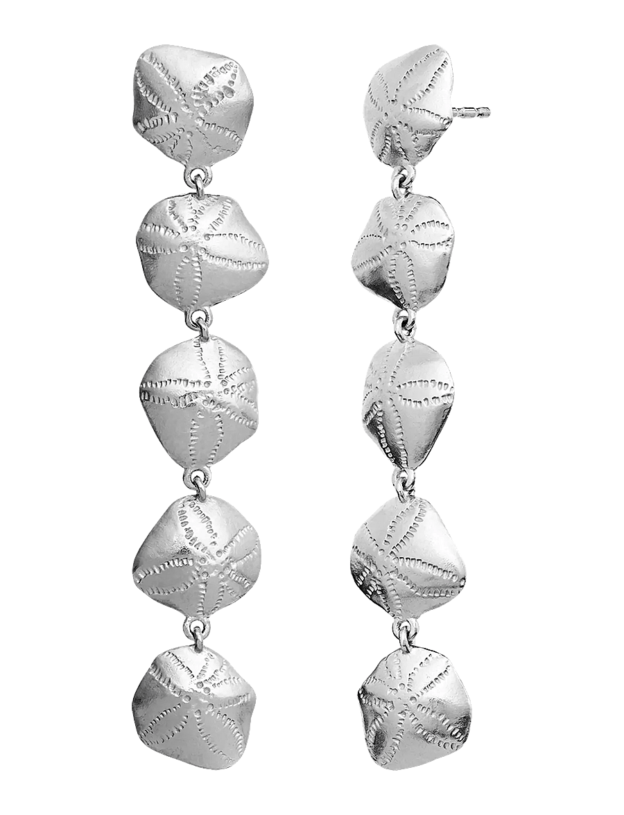 Maanesten - Kishi Earrings - oorhangers - silver - 2