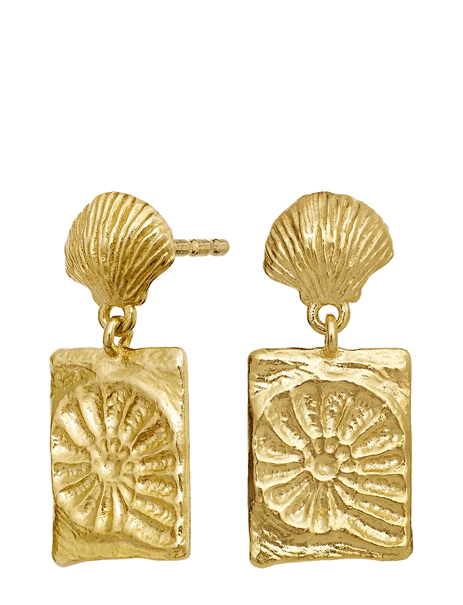 Maanesten - Leva Earrings - Øreringe med vedhæng - gold - 1