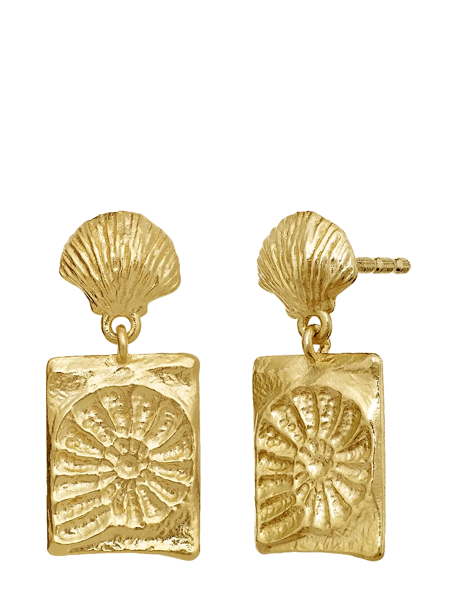 Maanesten - Leva Earrings - Øreringe med vedhæng - gold - 2