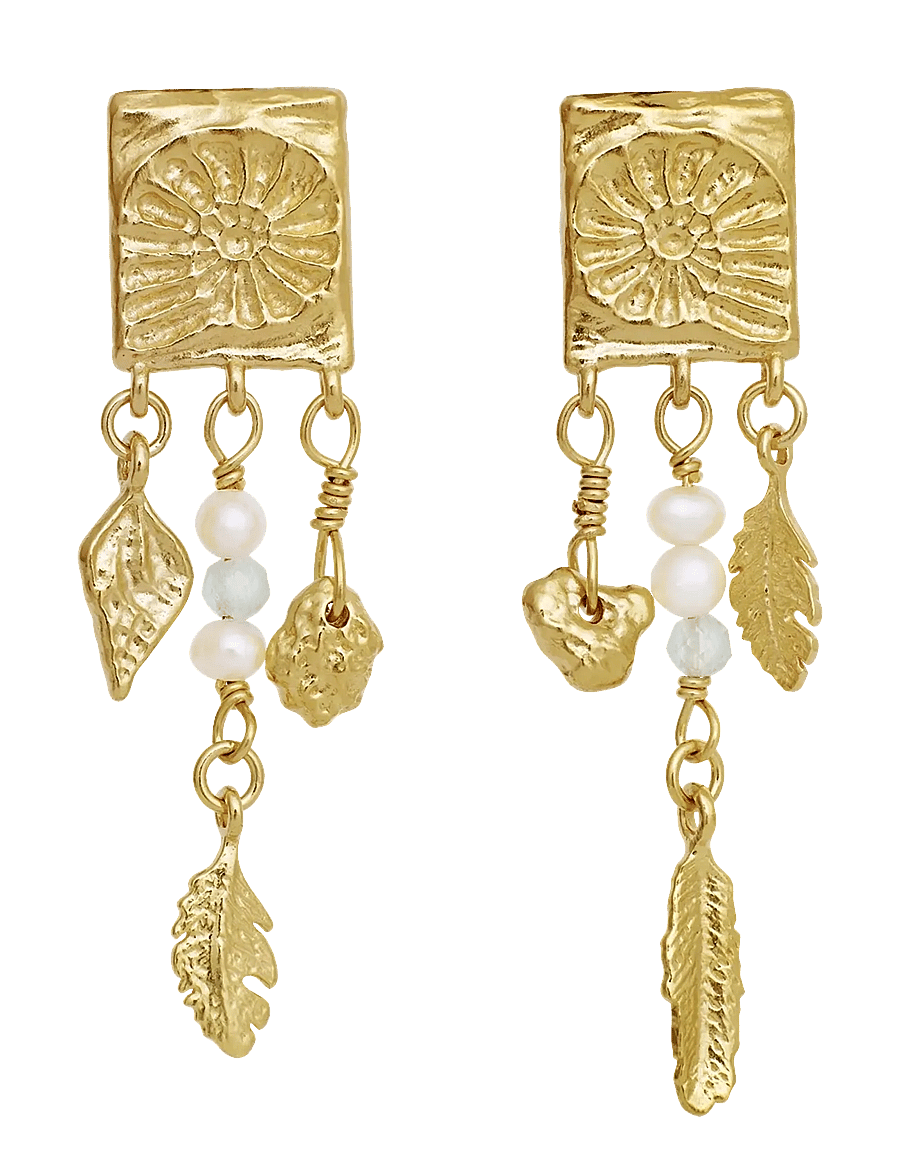 Maanesten - Liz Earrings - gold - 0
