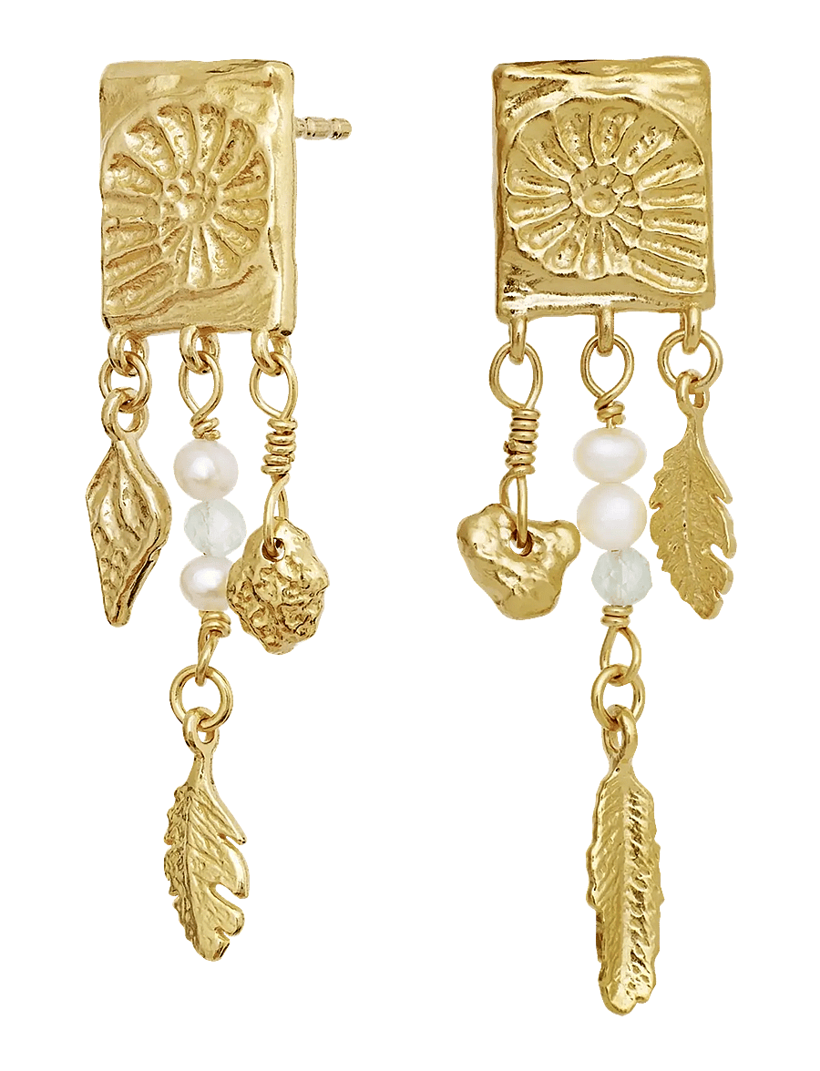 Maanesten - Liz Earrings - gold - 1