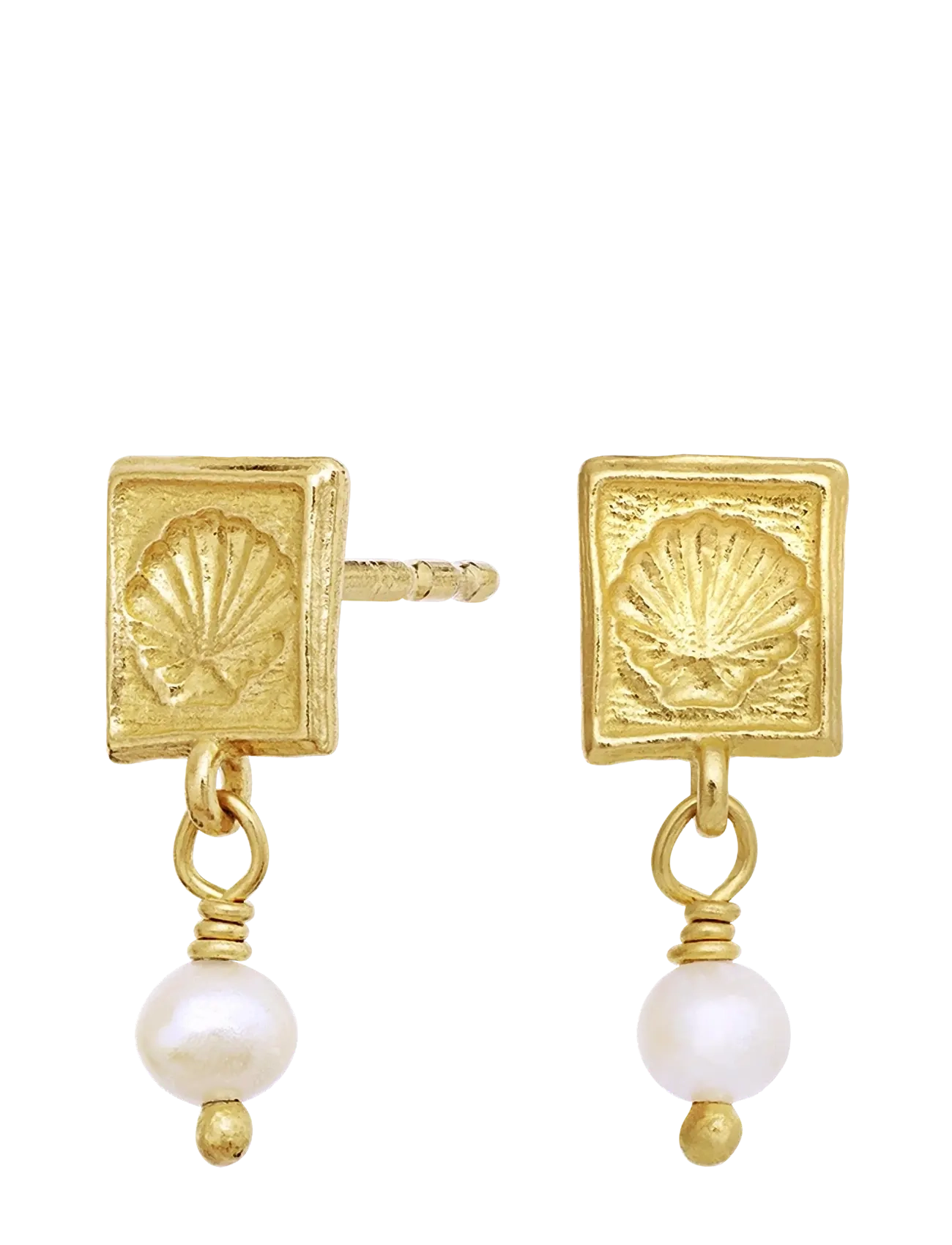 Maanesten - Lomi Earrings - perlenohrringe - gold - 1