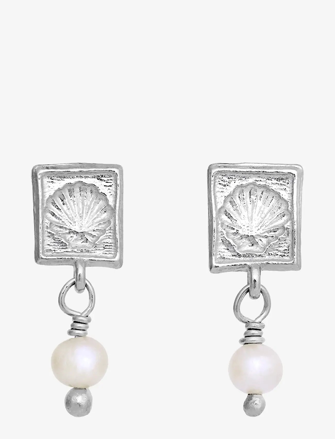 Maanesten - Lomi Earrings - perlenohrringe - silver - 0