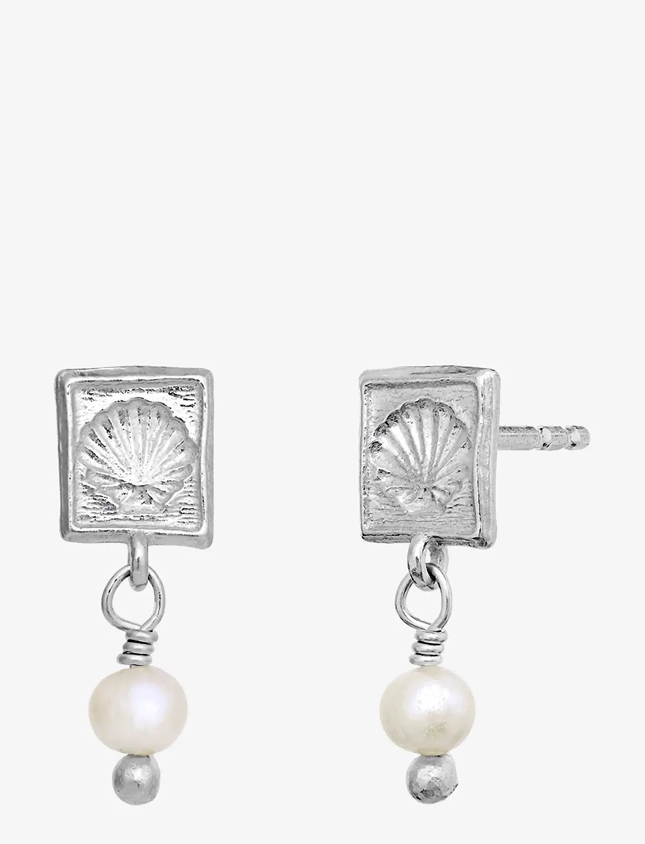 Maanesten - Lomi Earrings - perlenohrringe - silver - 1