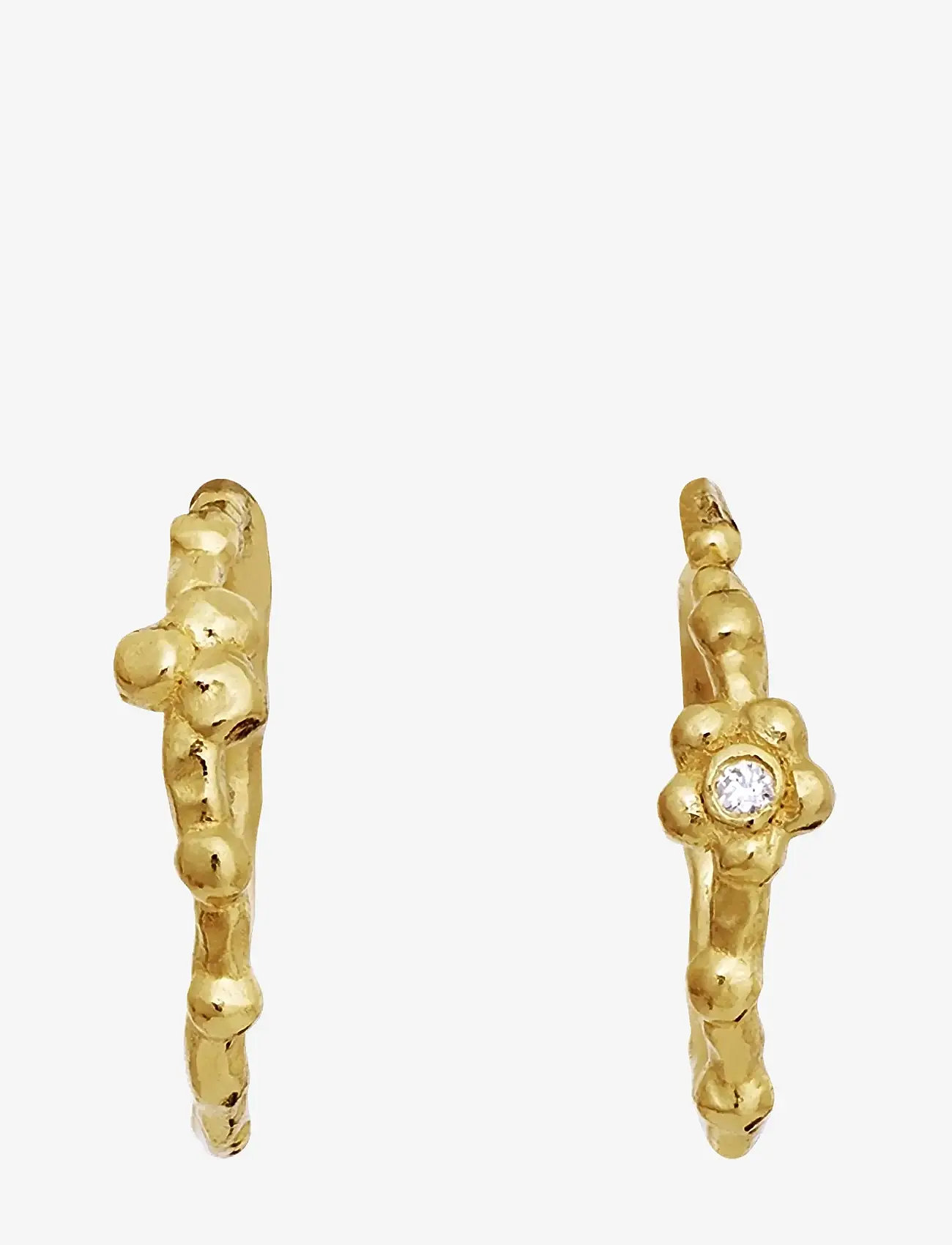 Maanesten - Neri Earrings - hoops - gold - 0