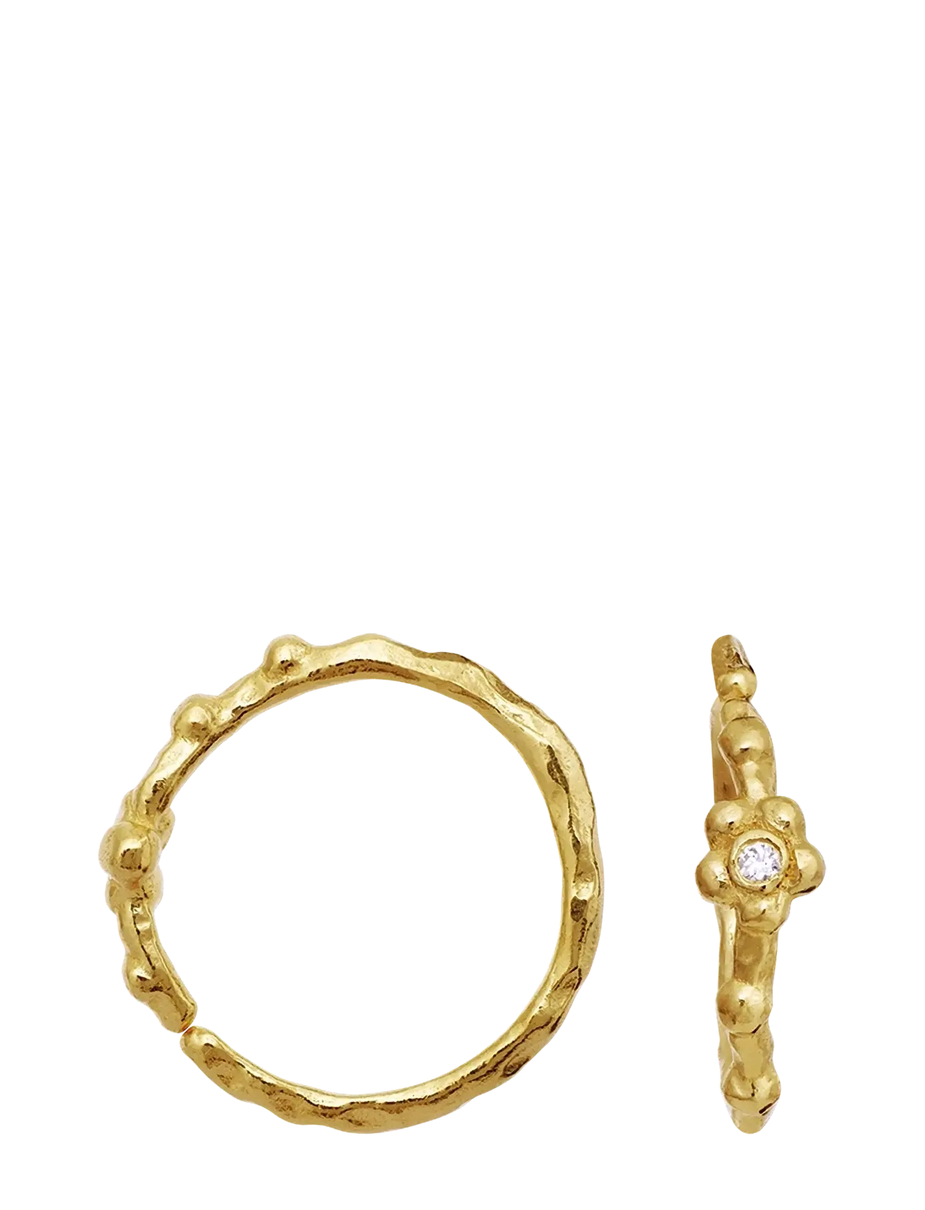 Maanesten - Neri Earrings - creoler & hoops - gold - 1
